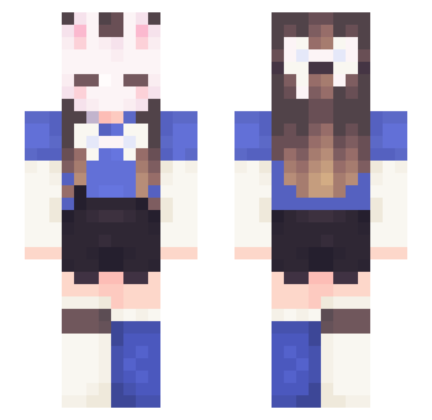 CytrusCitrus Minecraft skin, front and back view