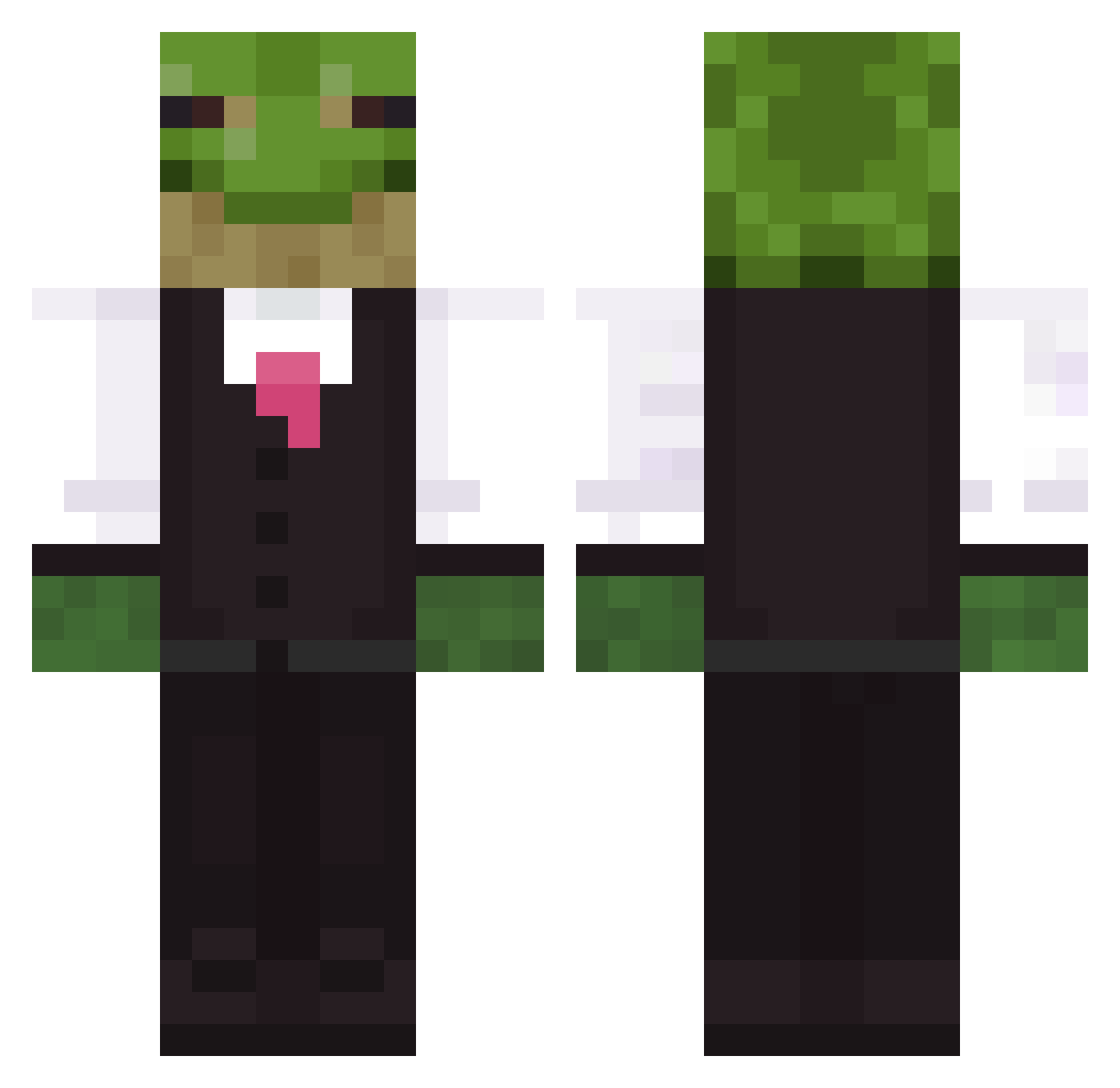 kapecc_5 Minecraft skin, front and back view
