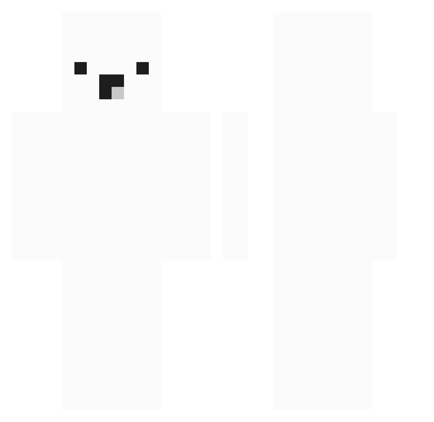 naindeyo Minecraft skin, front and back view