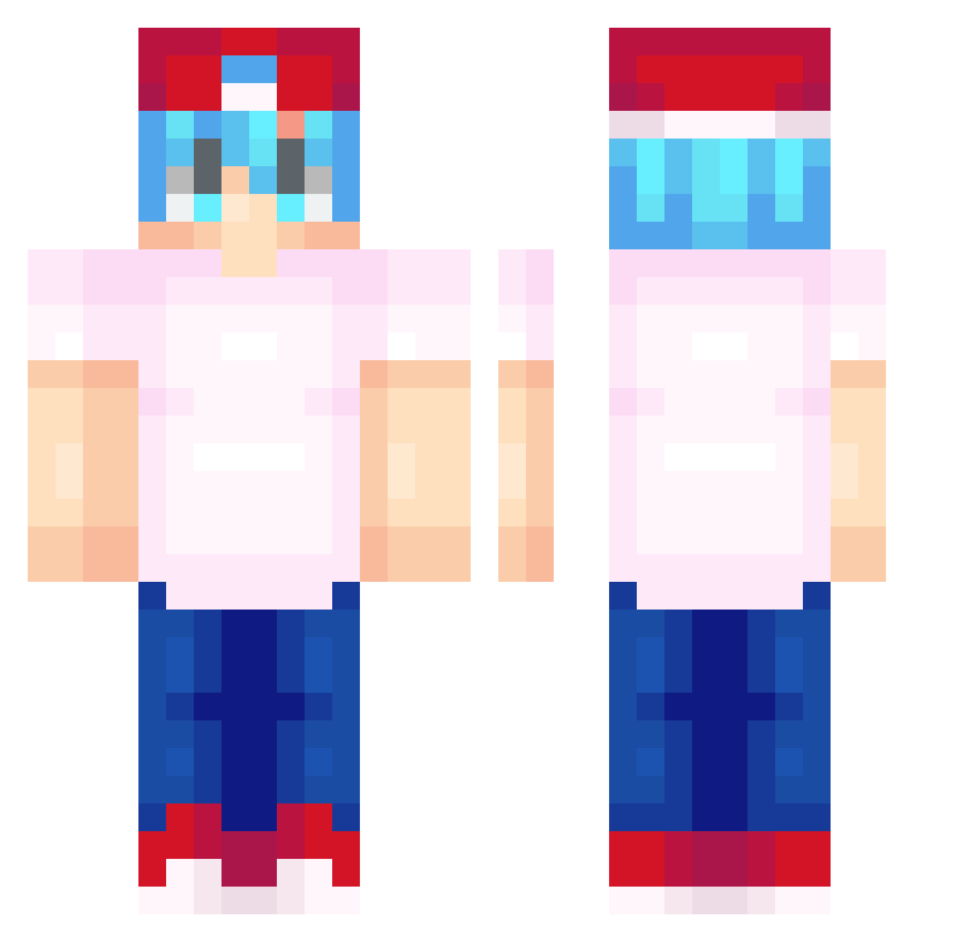 lil_marak Minecraft skin, front and back view