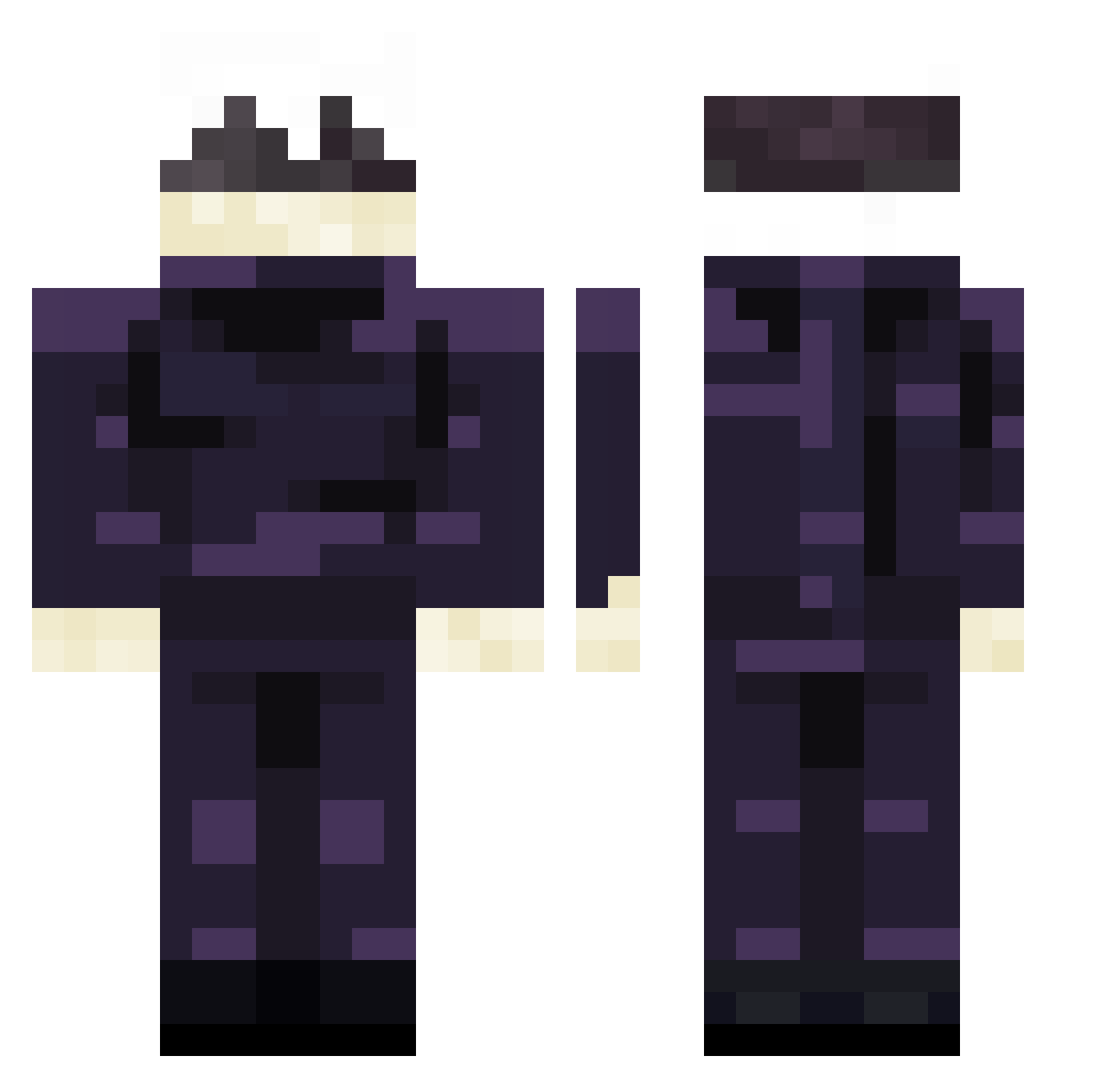 SuberbChild2014 Minecraft skin, front and back view