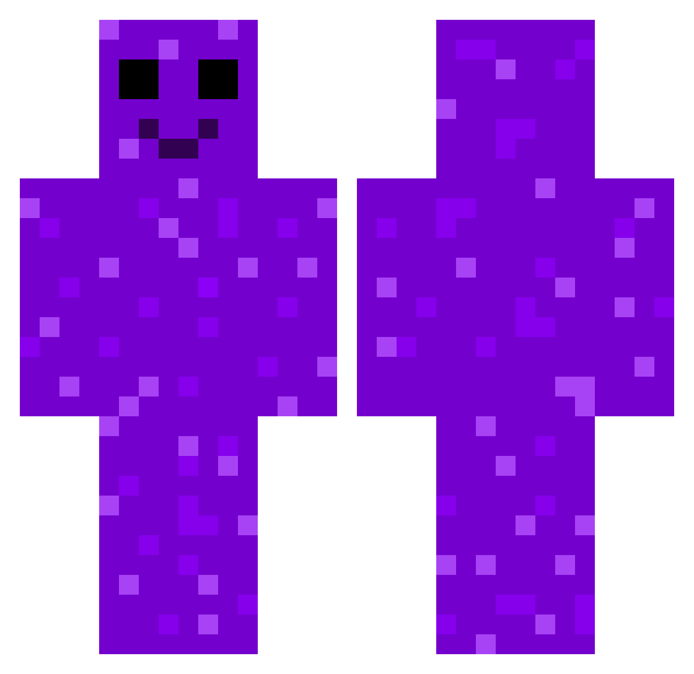 Icy_28 Minecraft skin, front and back view