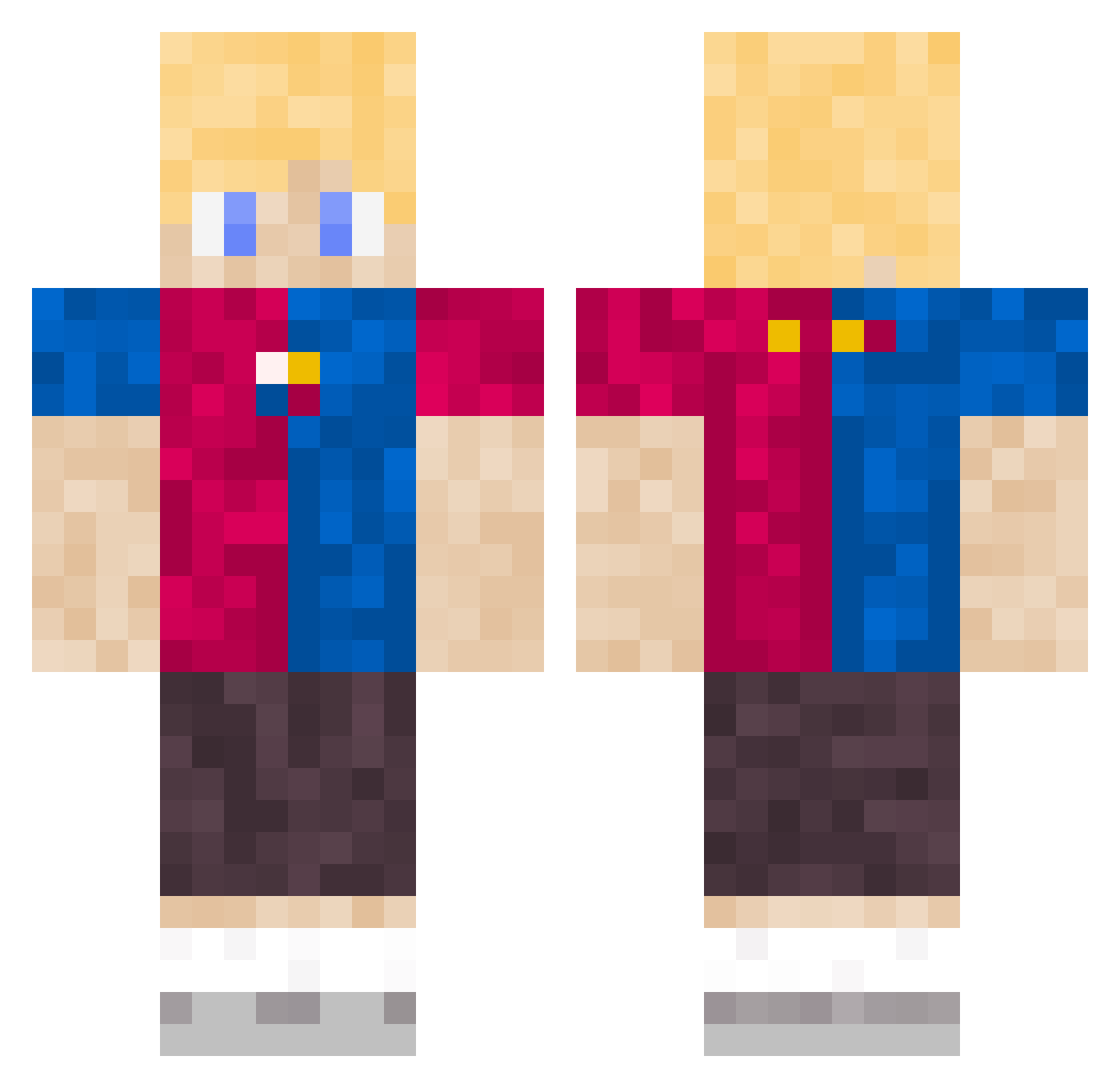 majonez_ok Minecraft skin, front and back view