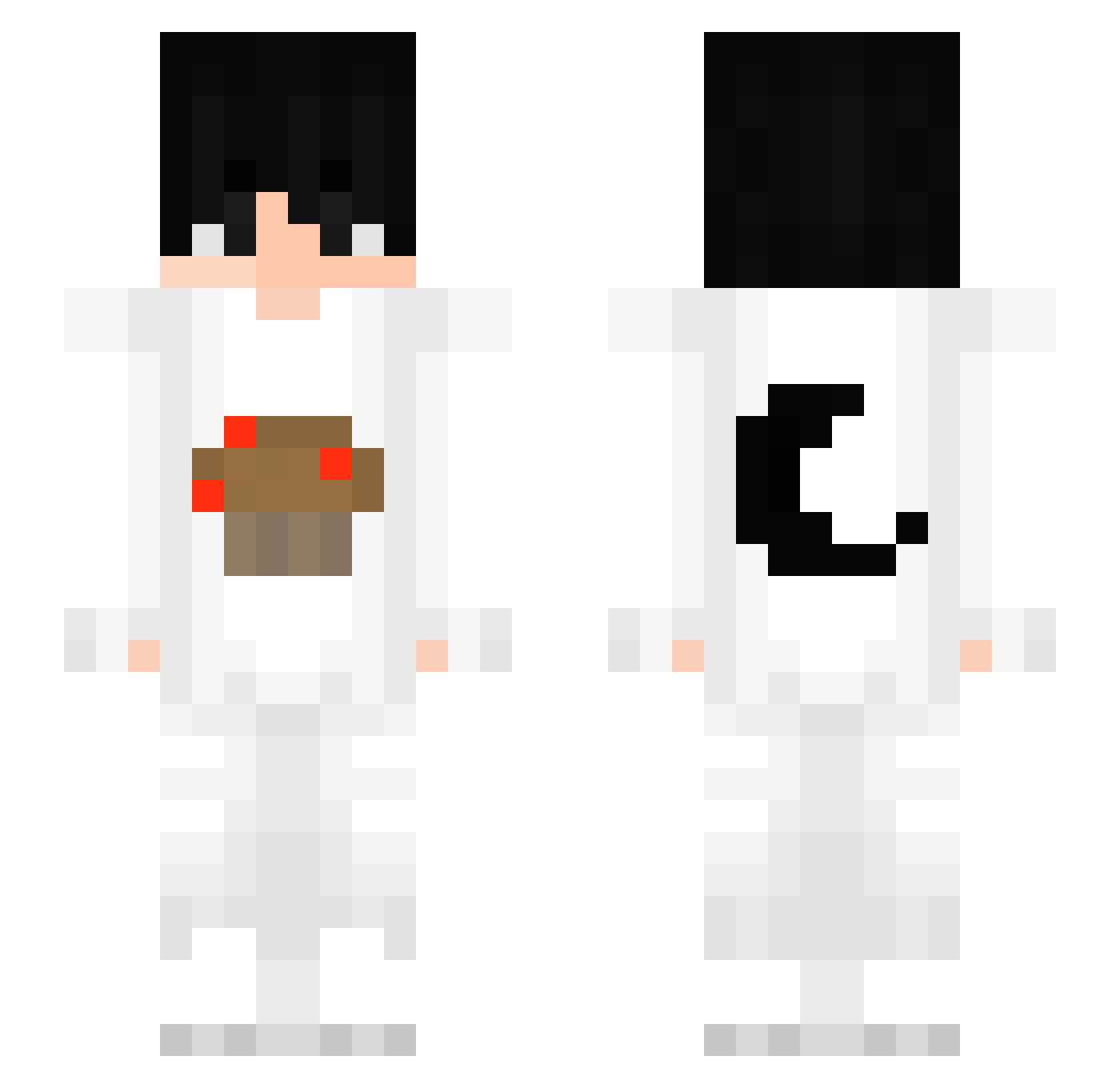 xJuank_ Minecraft skin, front and back view