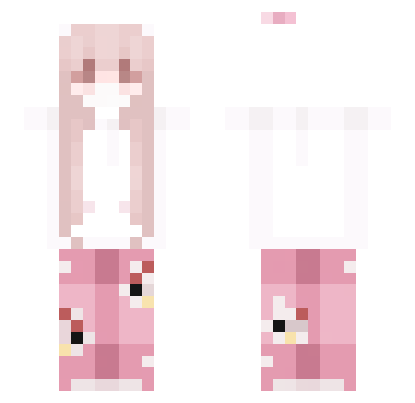 islandjohn83 Minecraft skin, front and back view