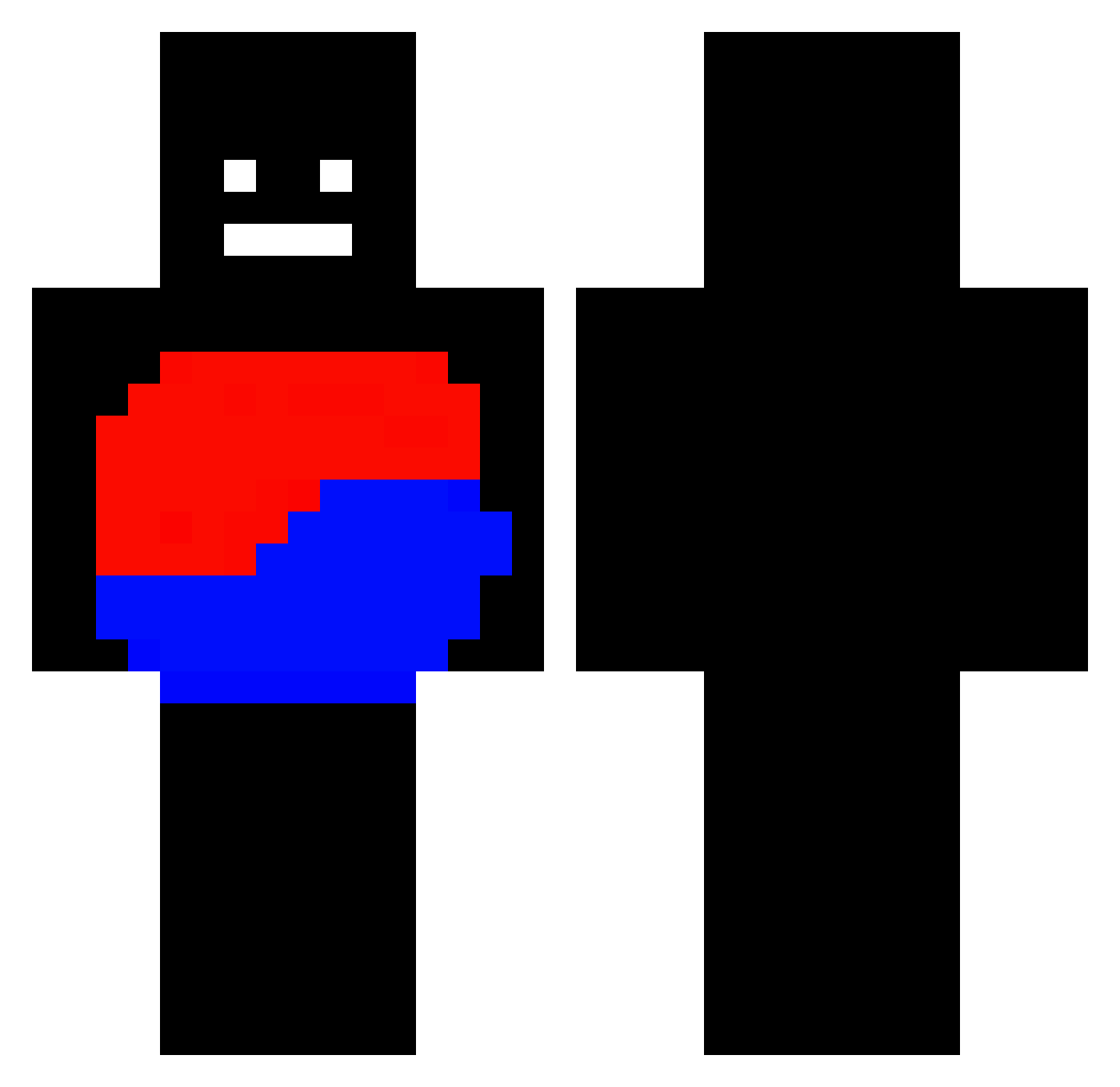 yun0825 Minecraft skin, front and back view