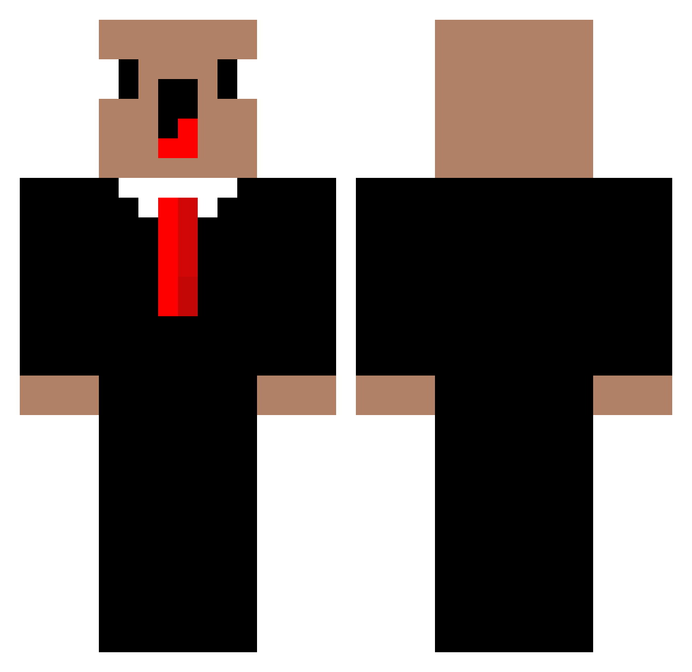 LinkMurderyKill Minecraft skin, front and back view