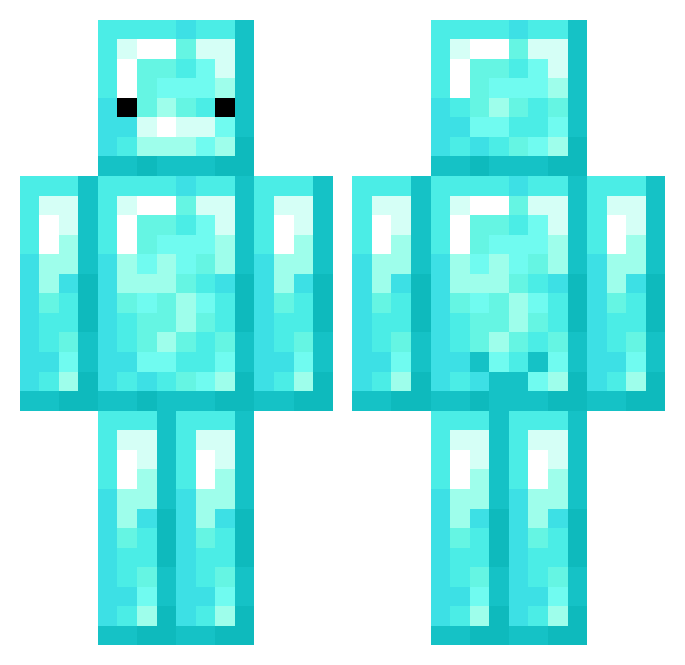 D1Gambler1234 Minecraft skin, front and back view