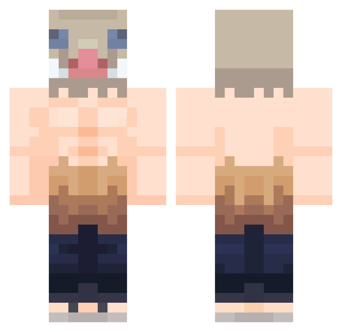 RYL_FATANI_ Minecraft skin, front and back view