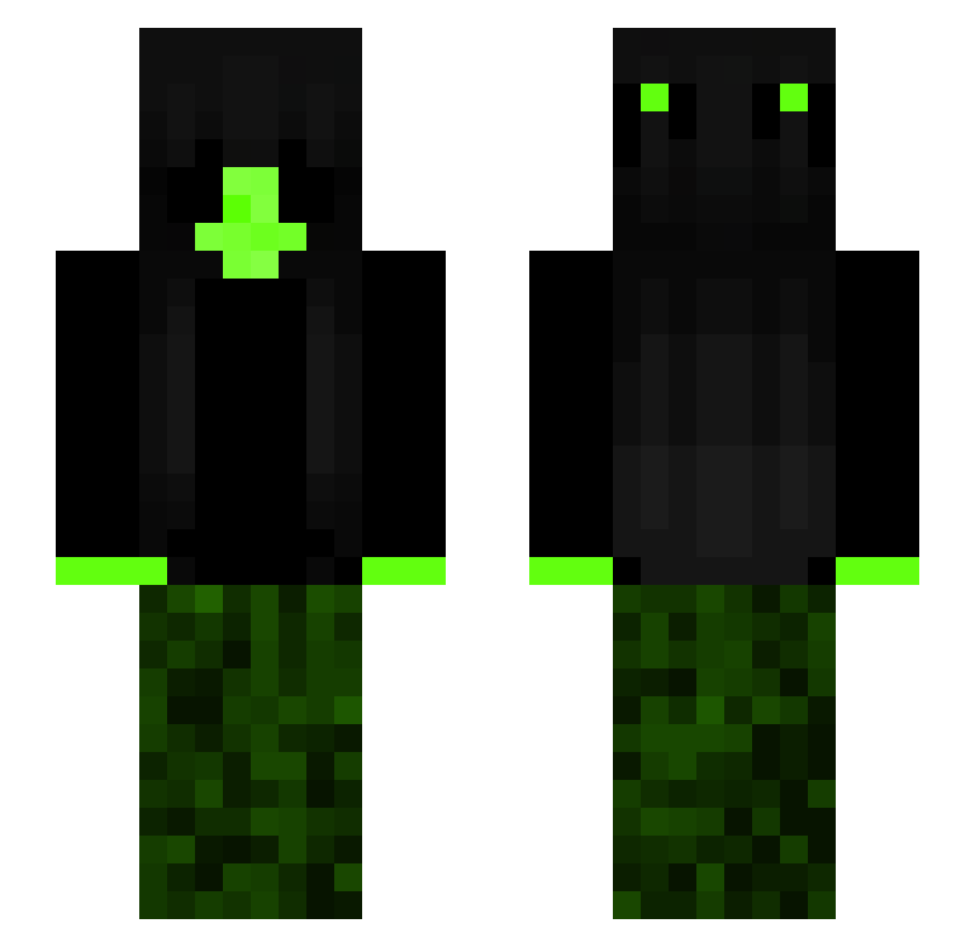 Timixx_ Minecraft skin, front and back view