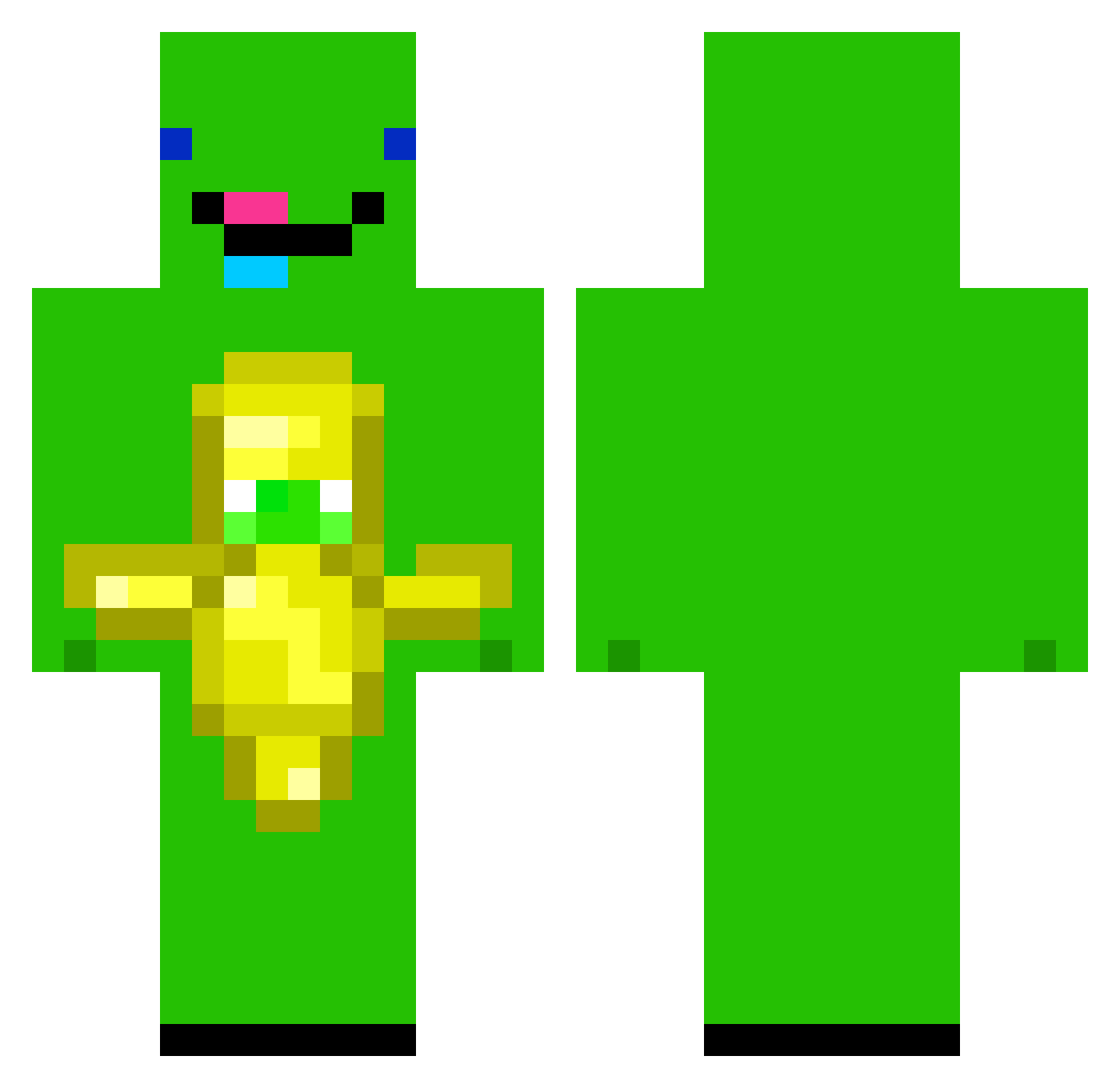 MootEagle164 Minecraft skin, front and back view
