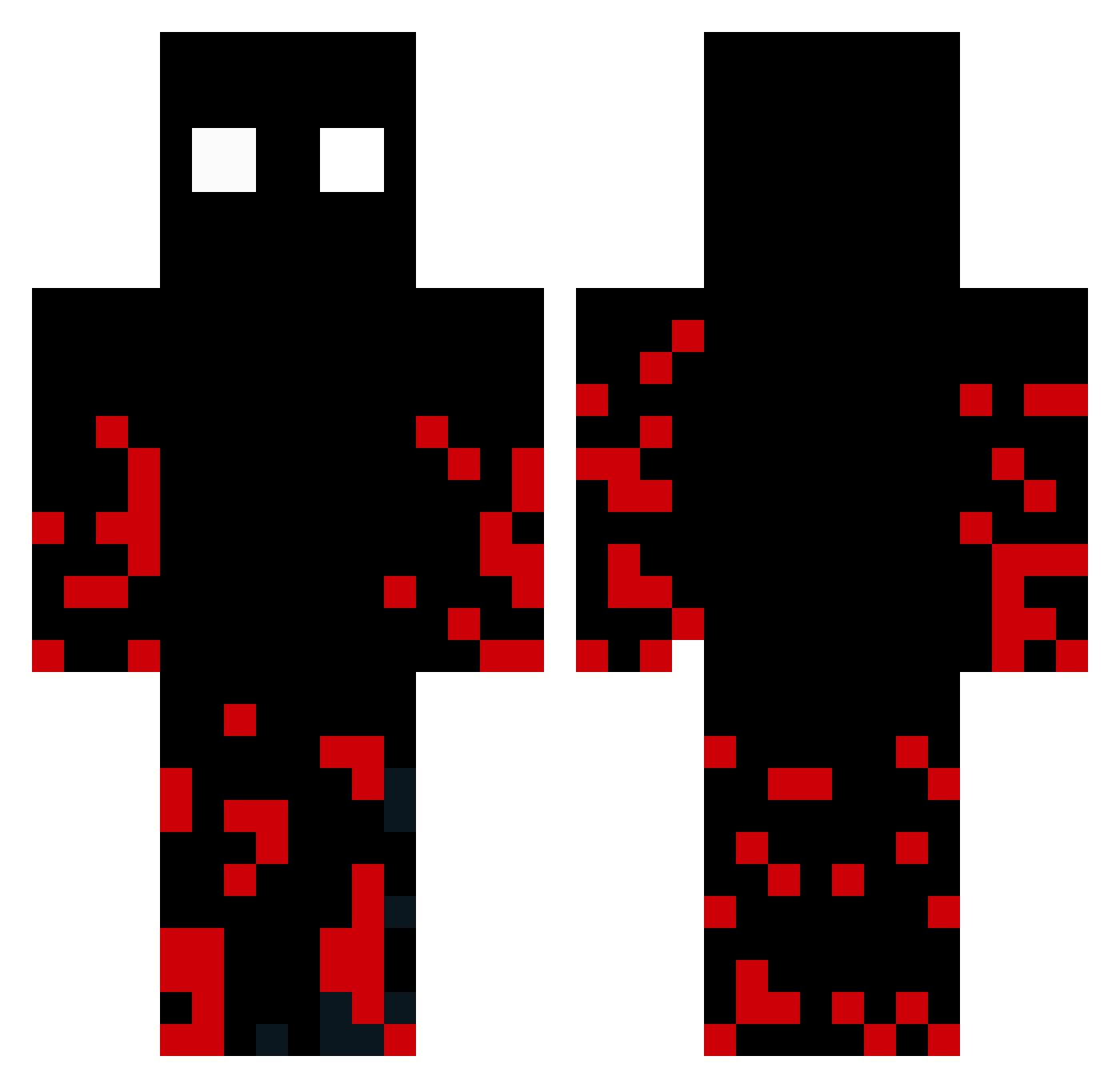 Losleoncar Minecraft skin, front and back view