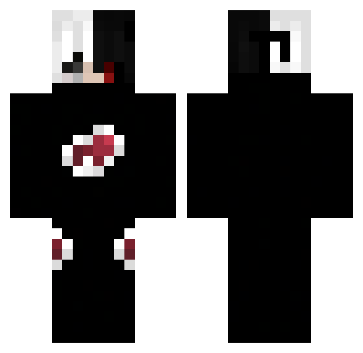 Bartek213710 Minecraft skin, front and back view