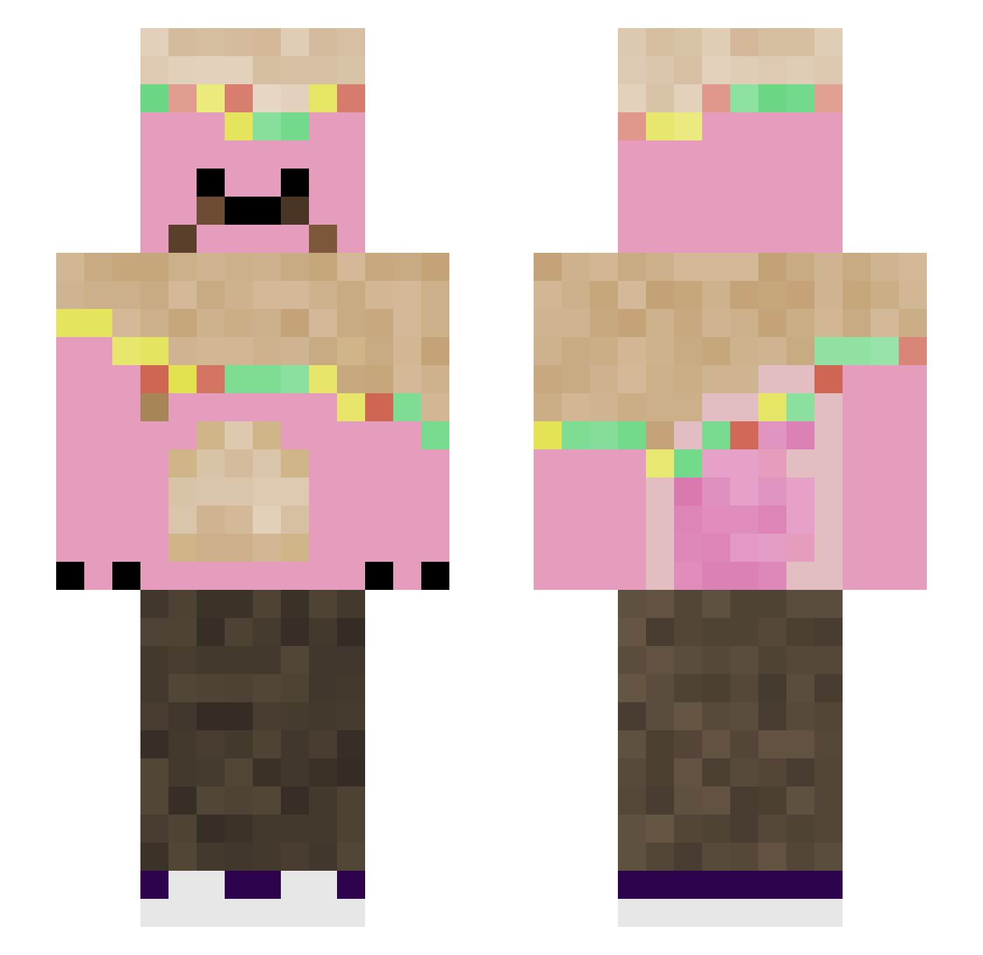 velocii003 Minecraft skin, front and back view