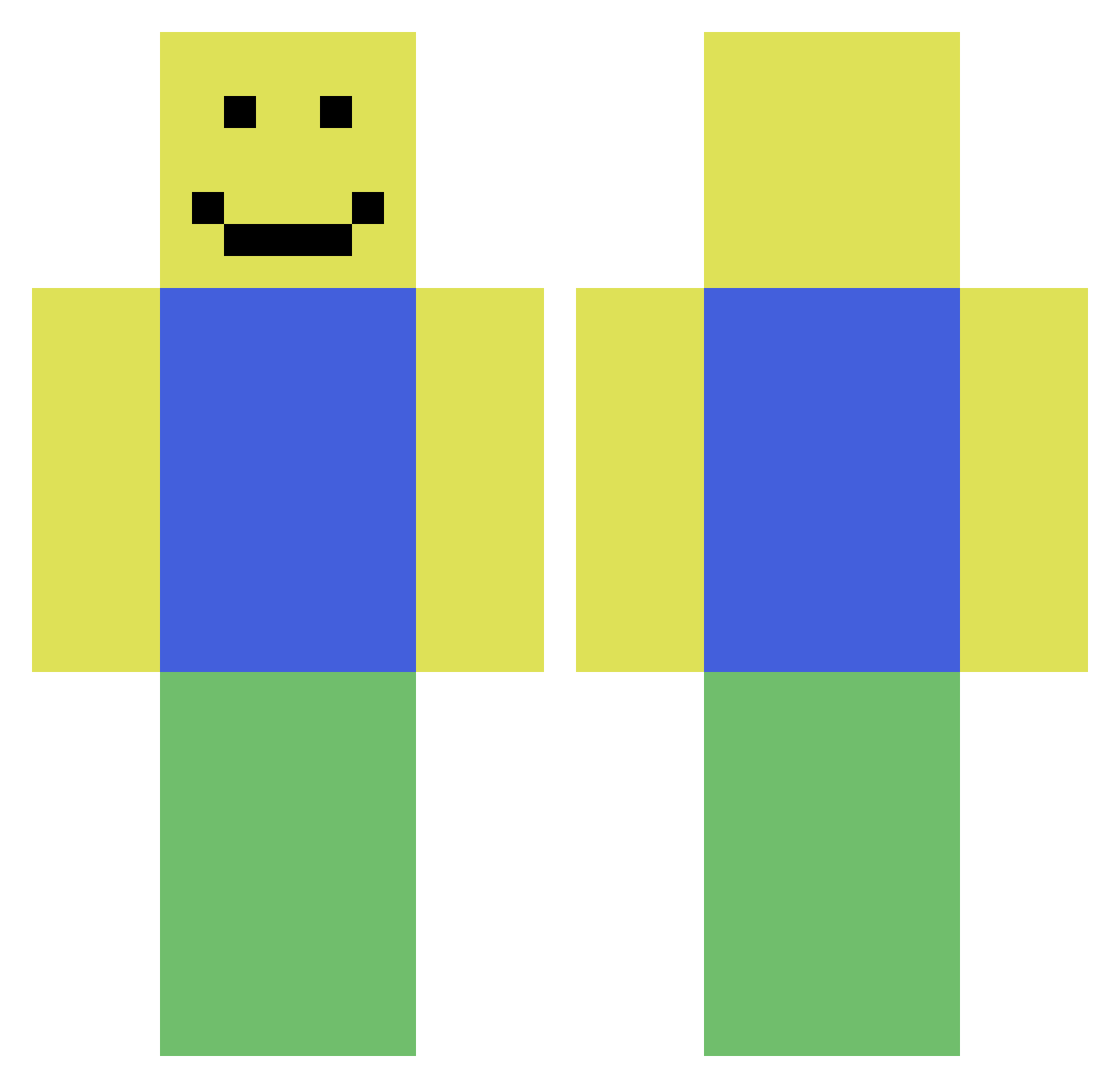 ZemakaSlanaDievs Minecraft skin, front and back view