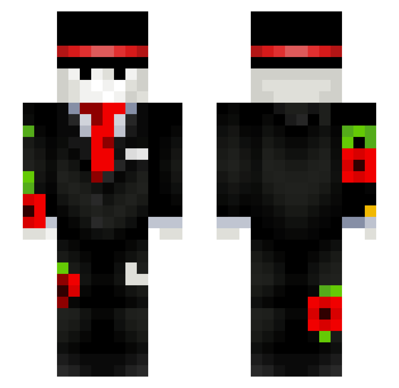 PietEgon Minecraft skin, front and back view