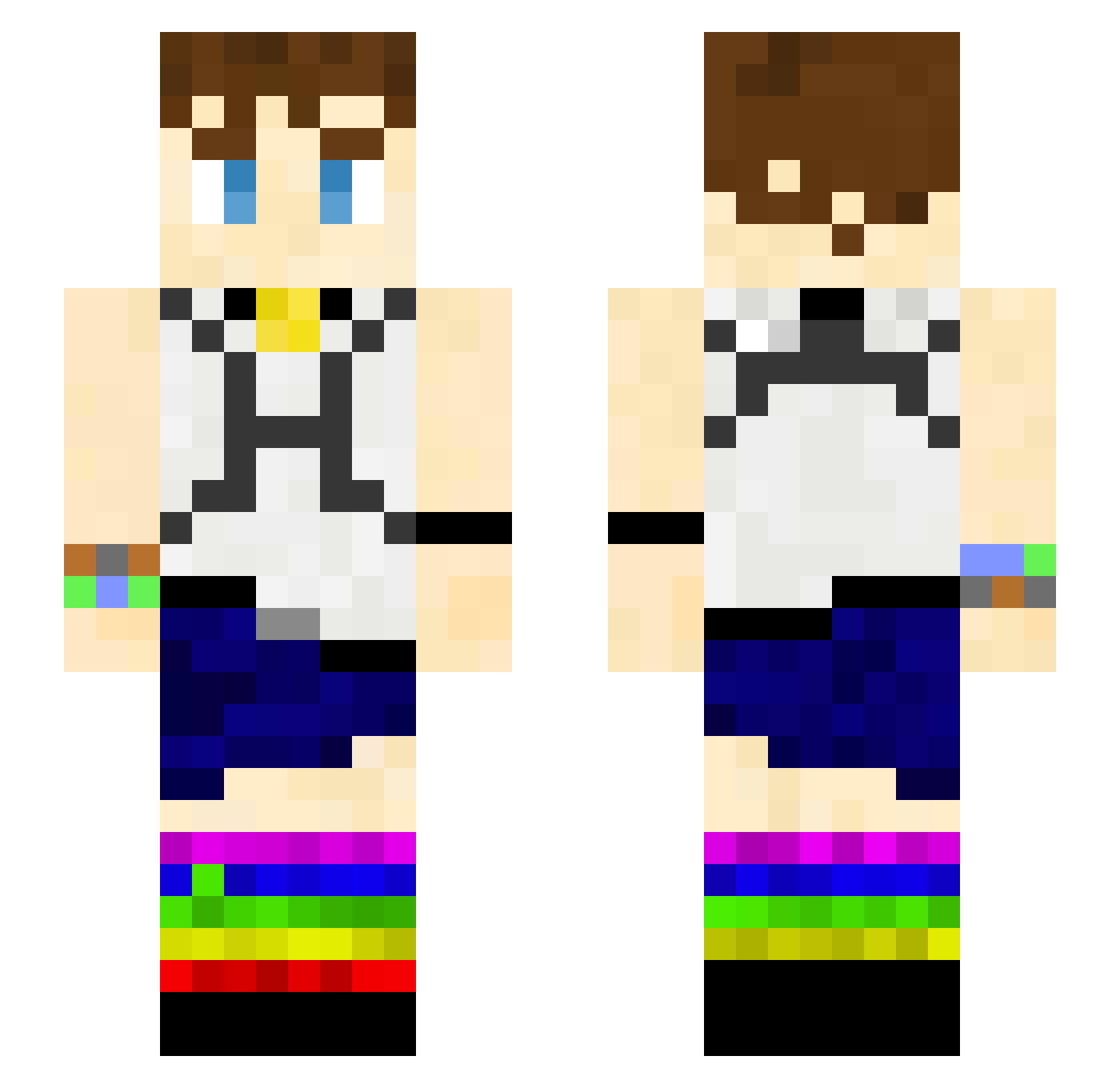 angryc4t5 Minecraft skin, front and back view