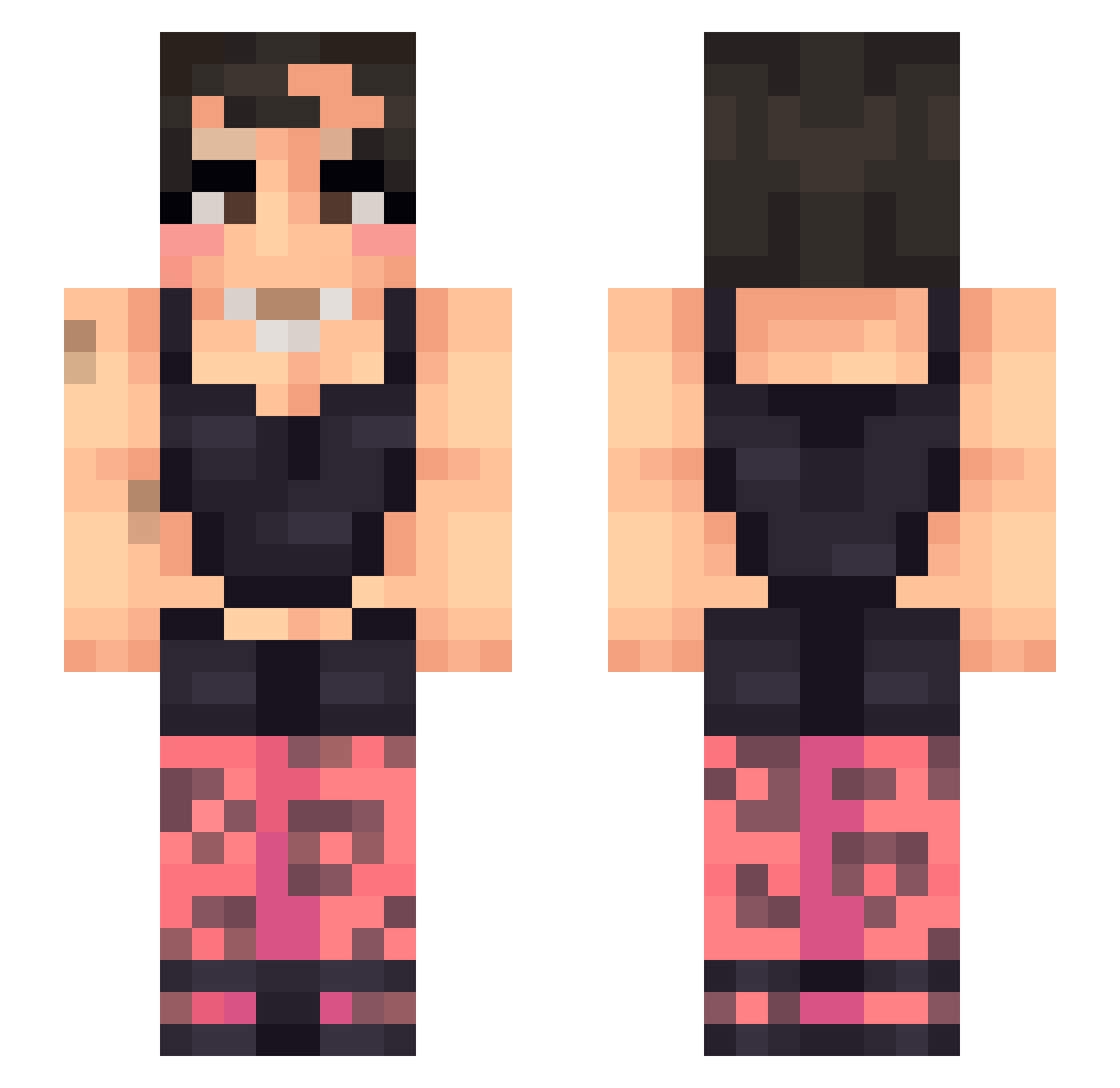Tactix1MP Minecraft skin, front and back view