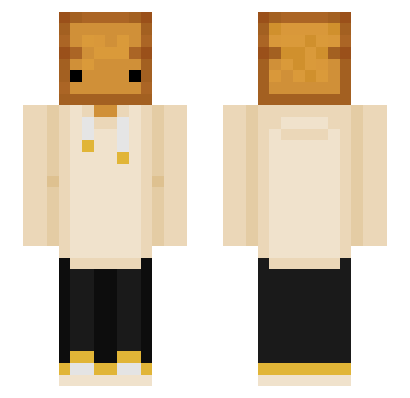arthurtje_ Minecraft skin, front and back view