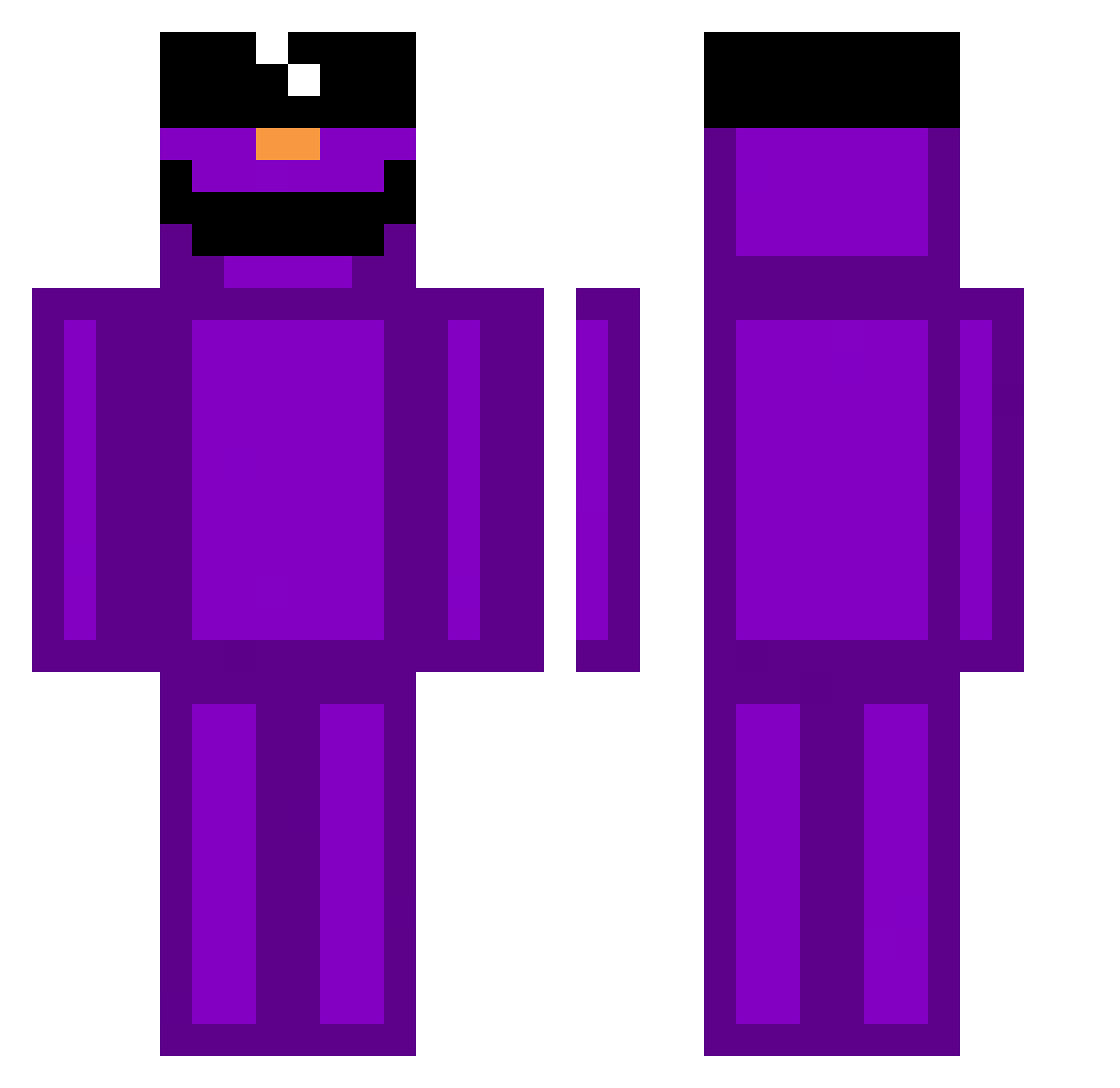 princess_audr3y Minecraft skin, front and back view