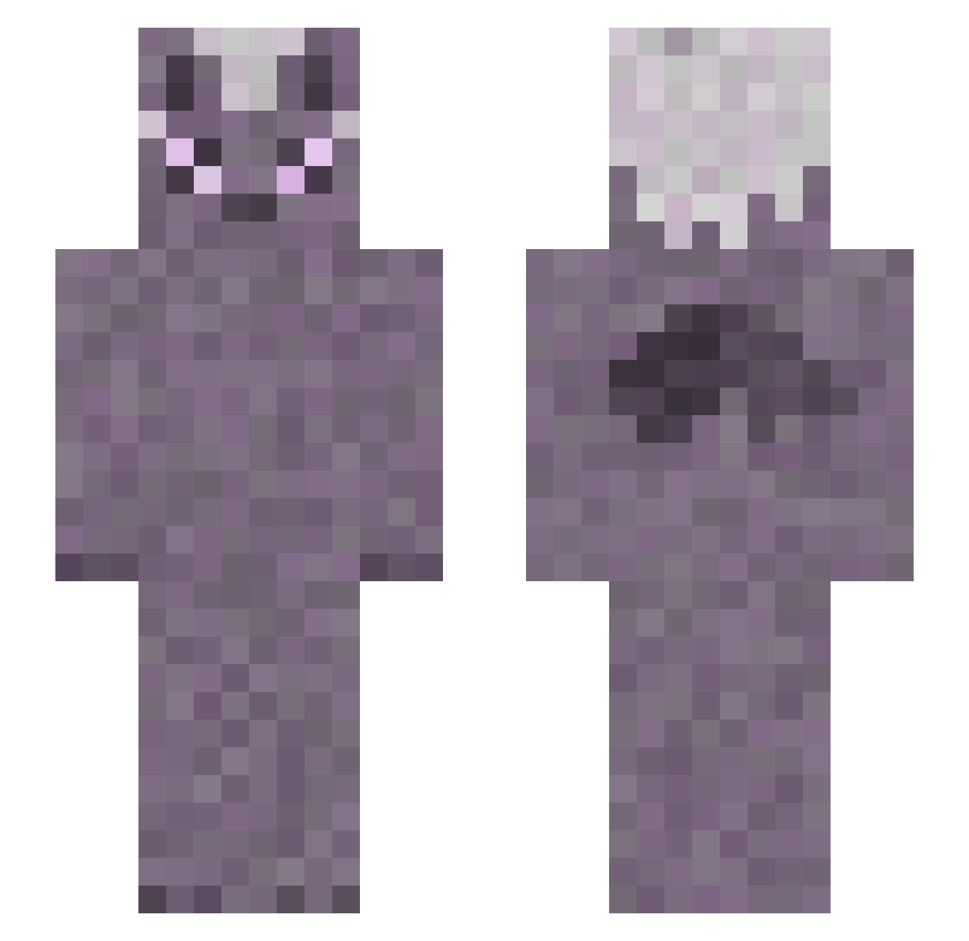 Konstantinos Minecraft skin, front and back view