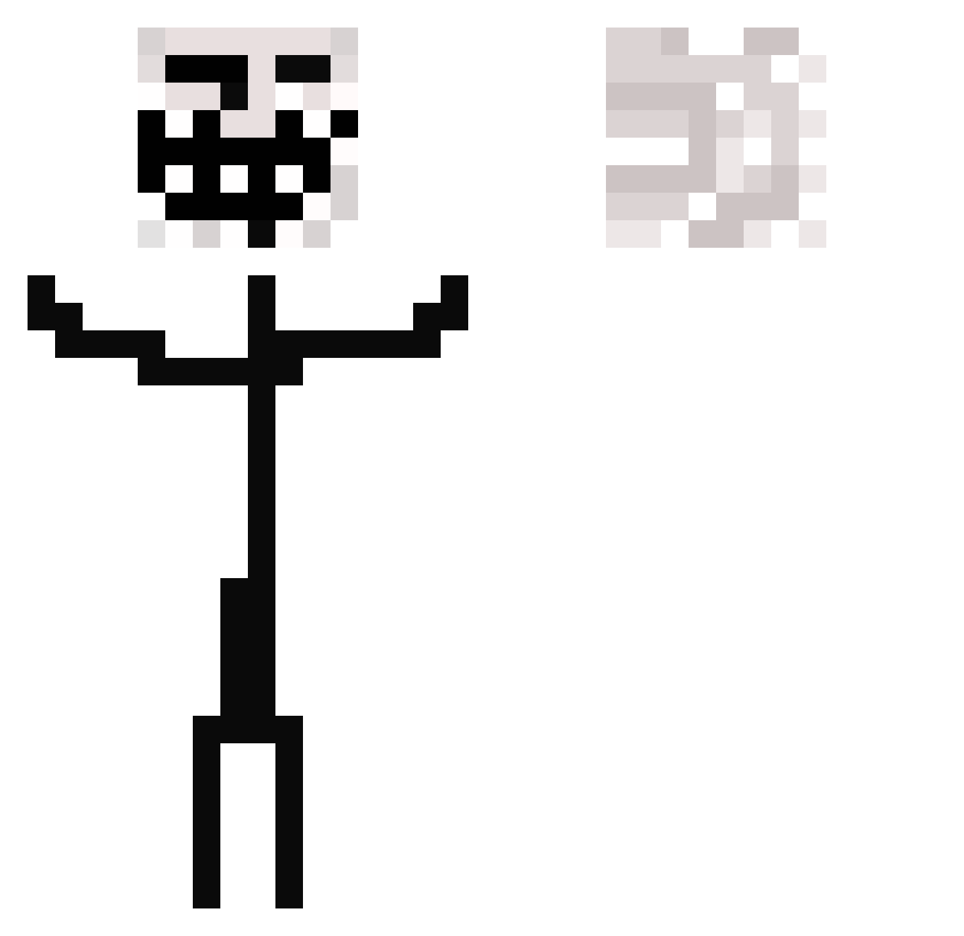 whoisalti Minecraft skin, front and back view