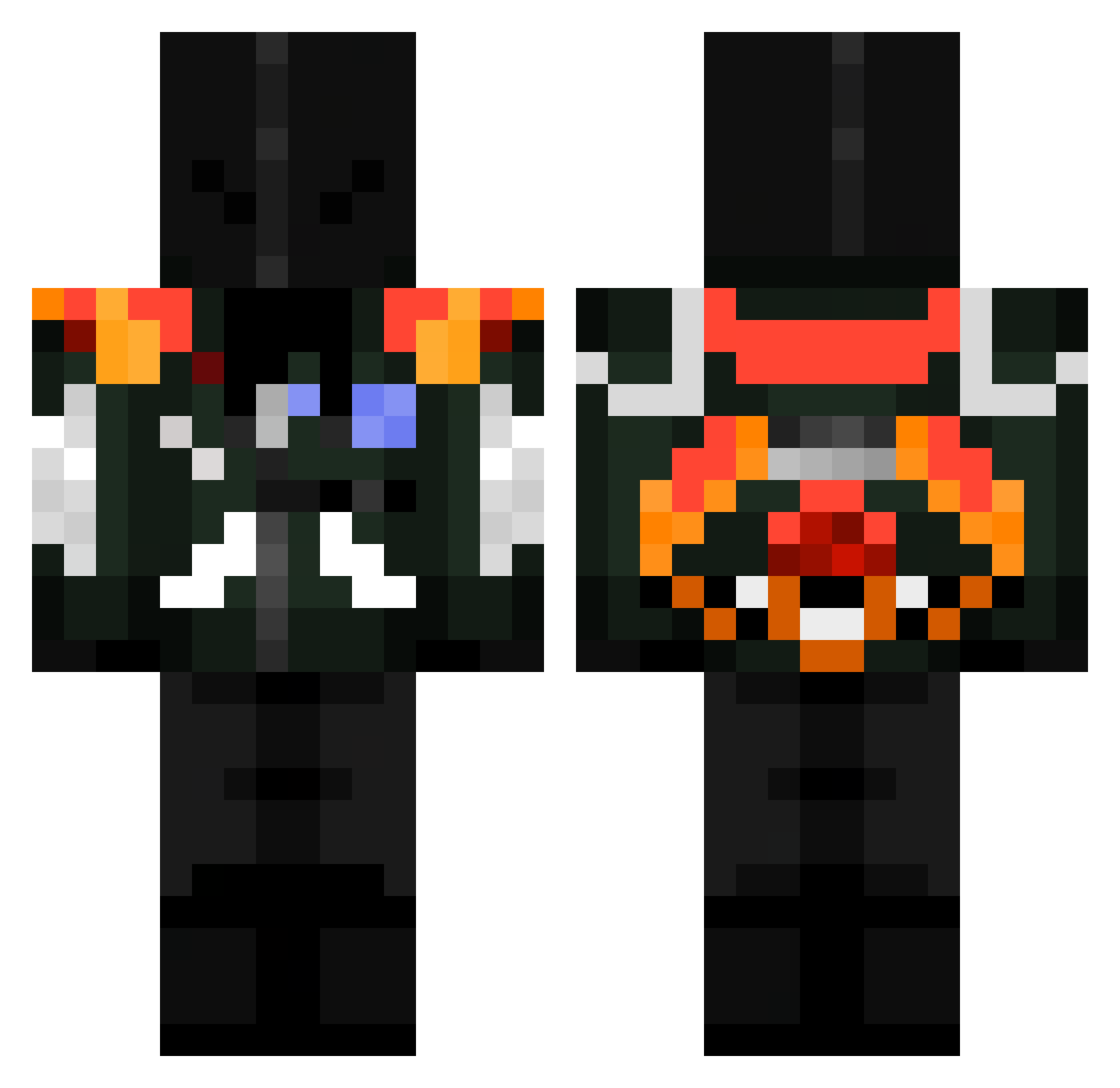 DiegOoOooO_ Minecraft skin, front and back view