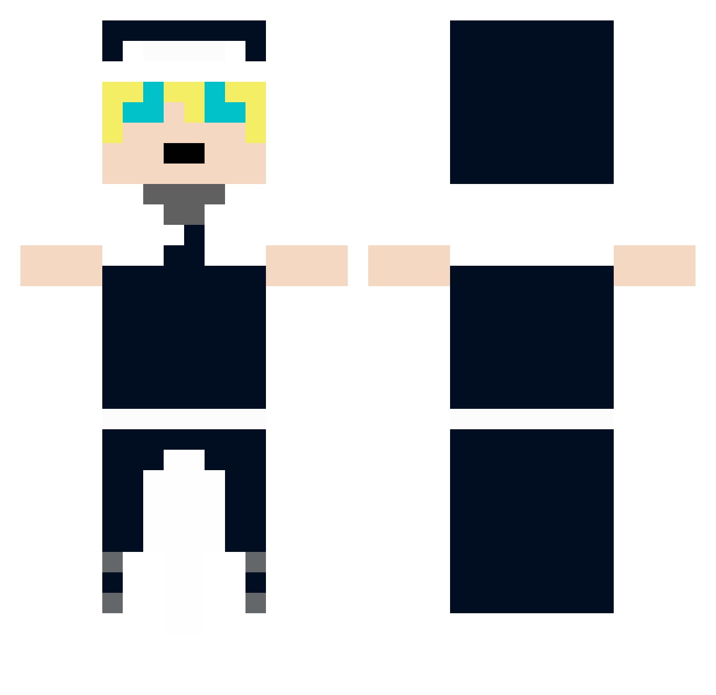 eligriv007 Minecraft skin, front and back view