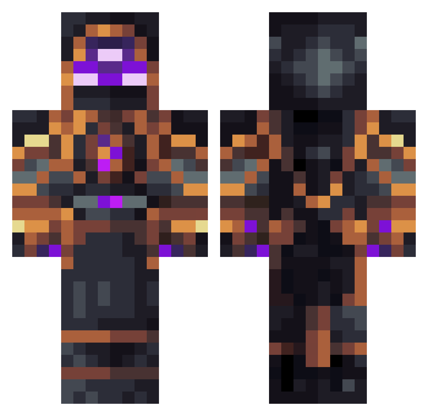 Doktor_Geruch Minecraft skin, front and back view