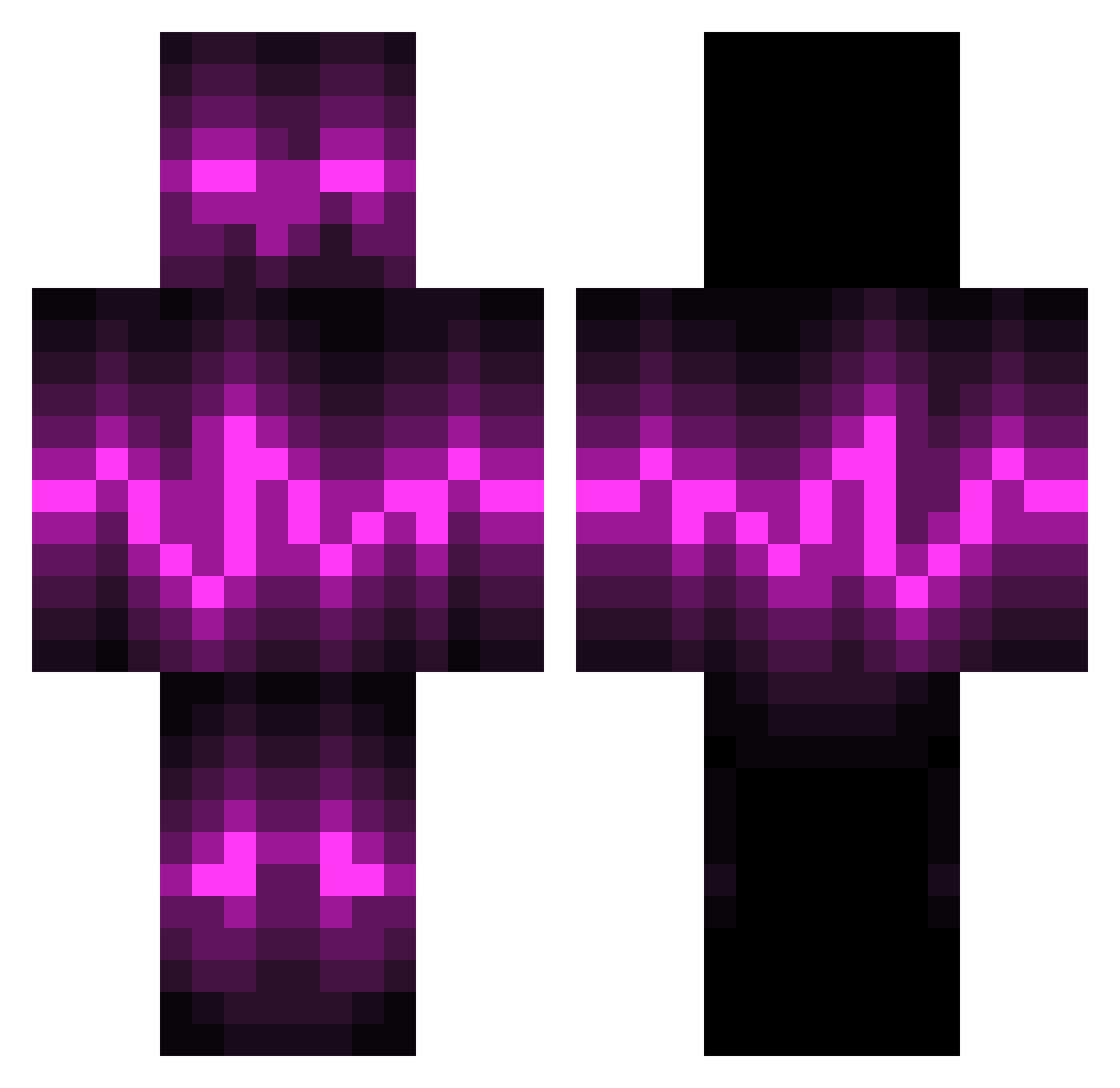35_36 Minecraft skin, front and back view