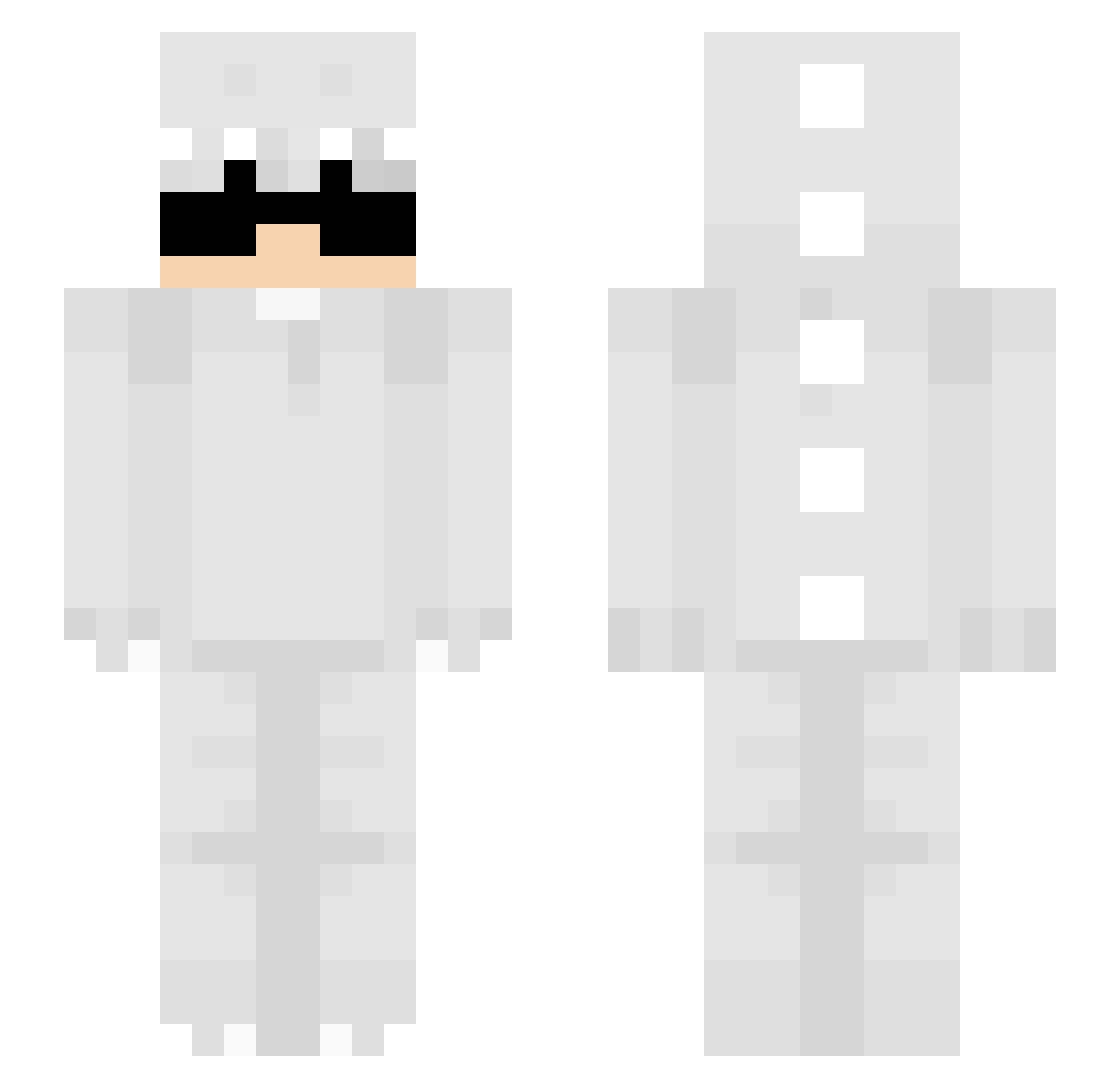 ttg_0 Minecraft skin, front and back view
