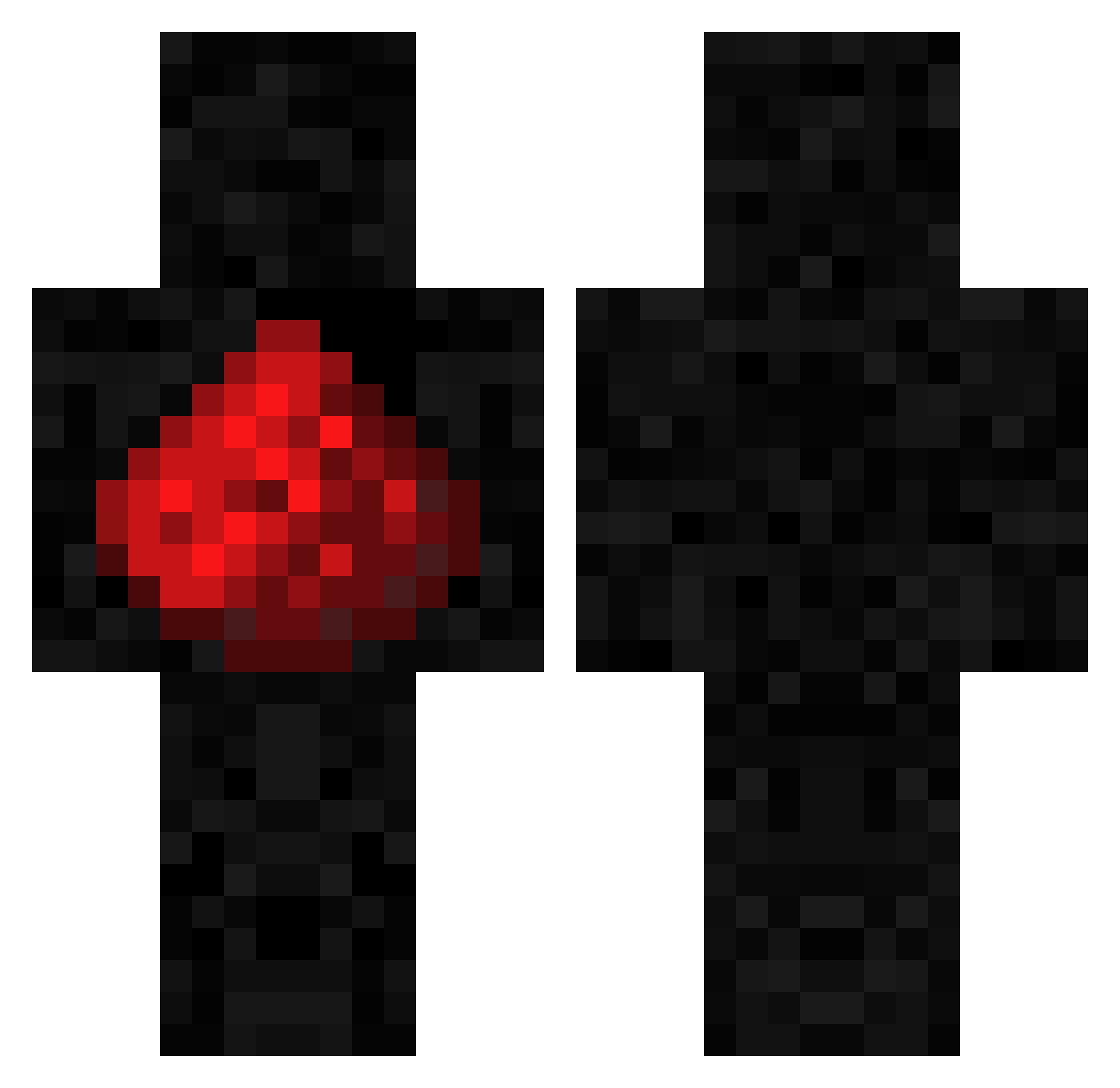 Joris_LTU Minecraft skin, front and back view