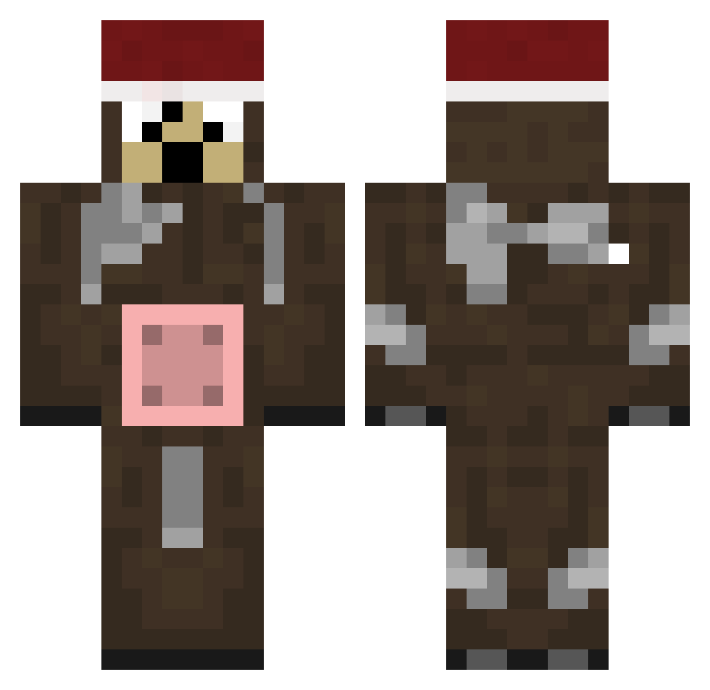 lamajedobra Minecraft skin, front and back view