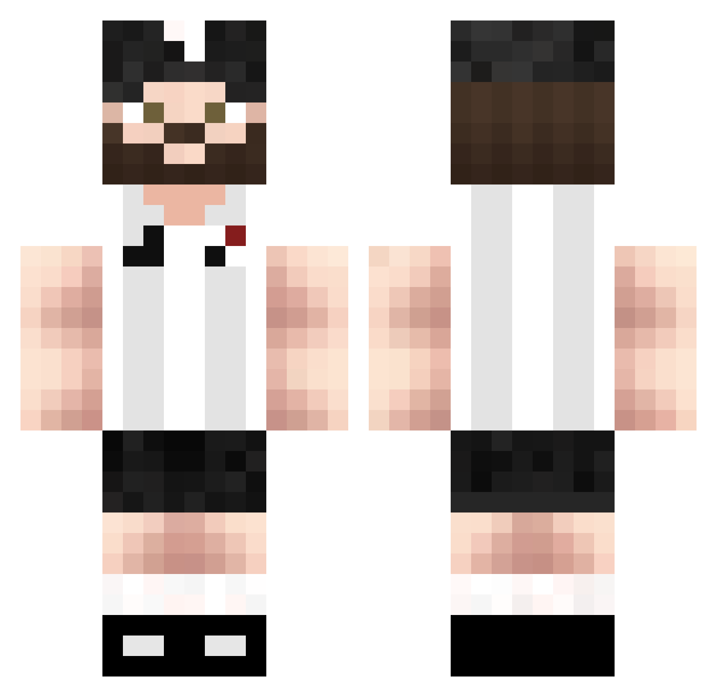 keroyumlann Minecraft skin, front and back view