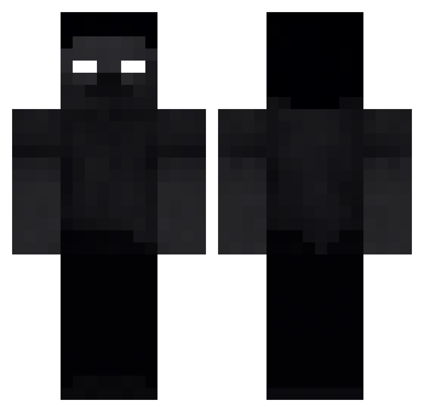 Shadowdragon523 Minecraft skin, front and back view