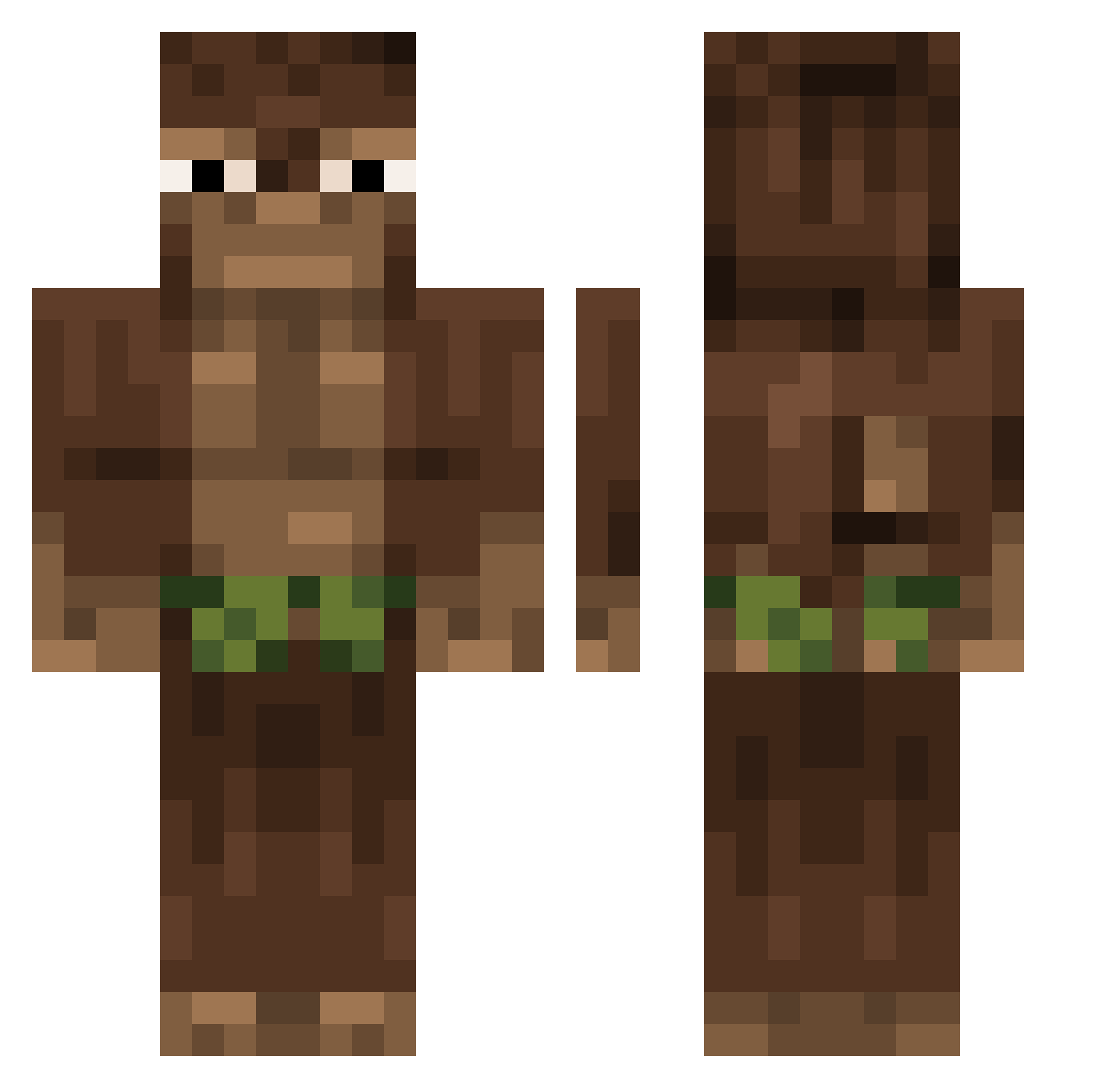 marekmakowek322 Minecraft skin, front and back view