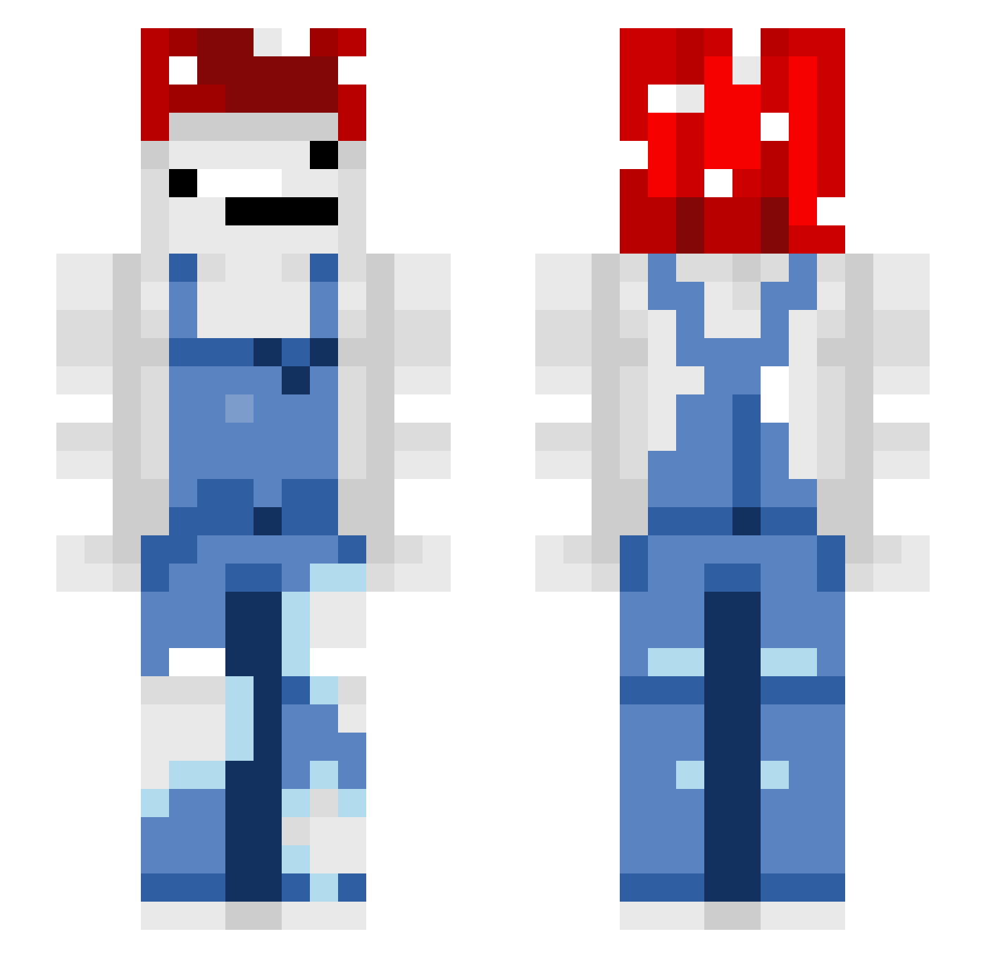 droogsloll Minecraft skin, front and back view
