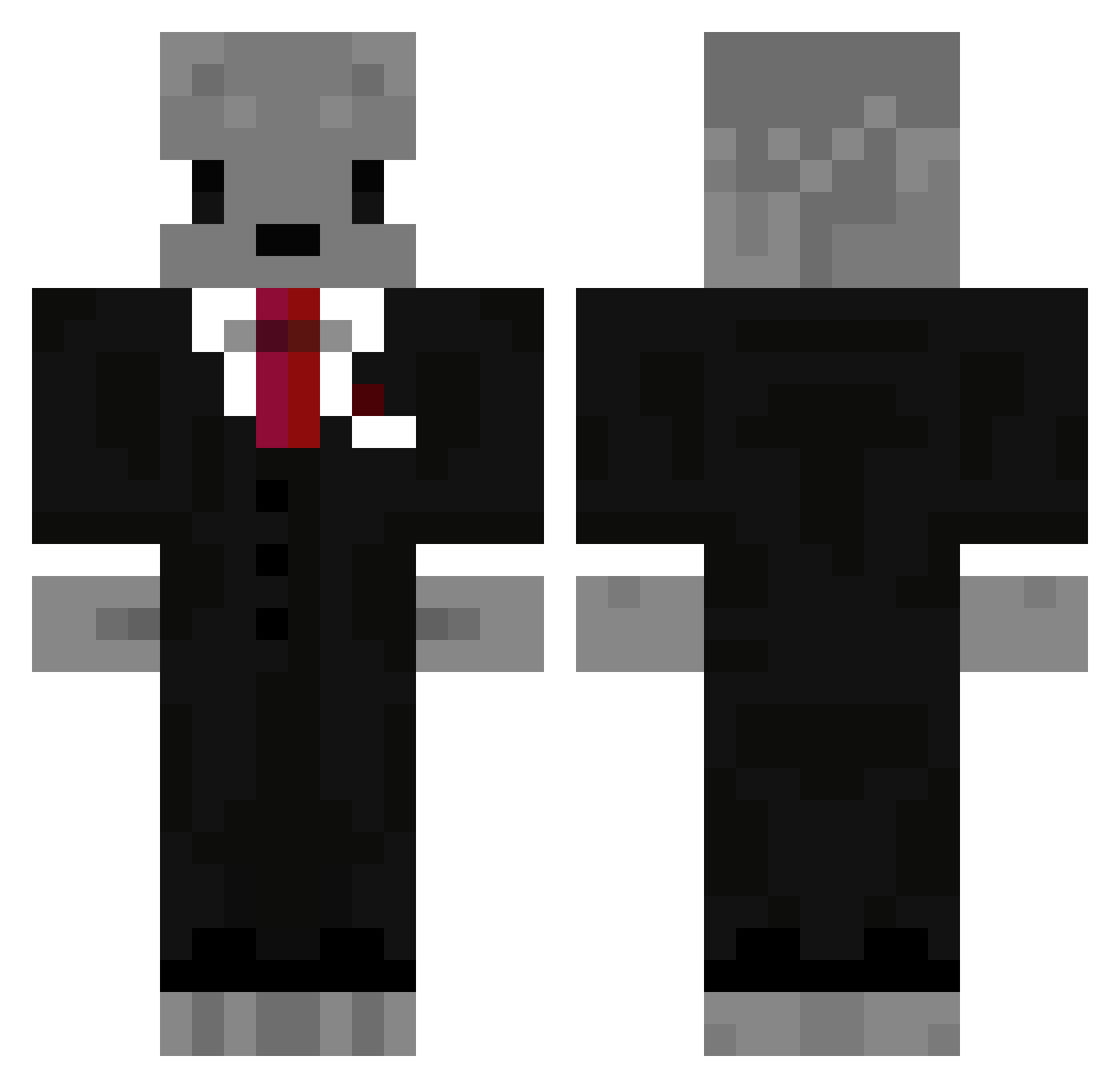 stitch8898 Minecraft skin, front and back view