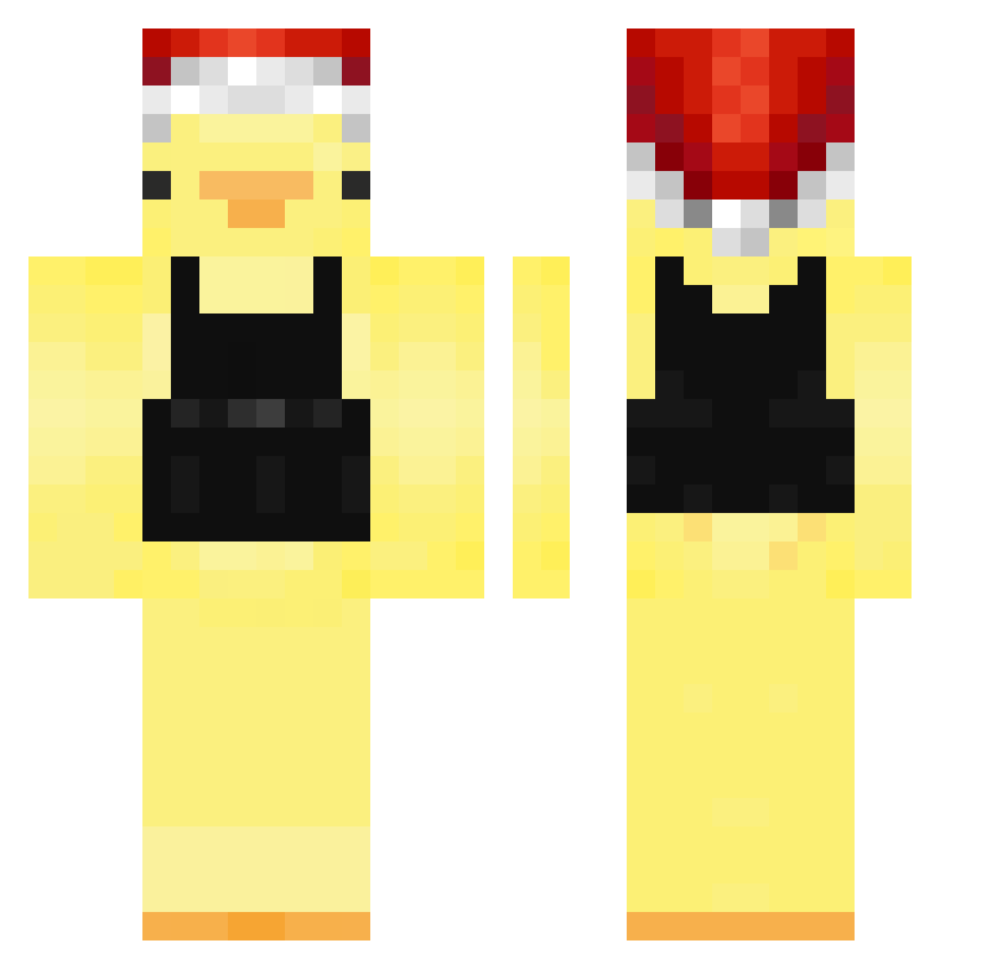 _SoUR_MiLK_ Minecraft skin, front and back view