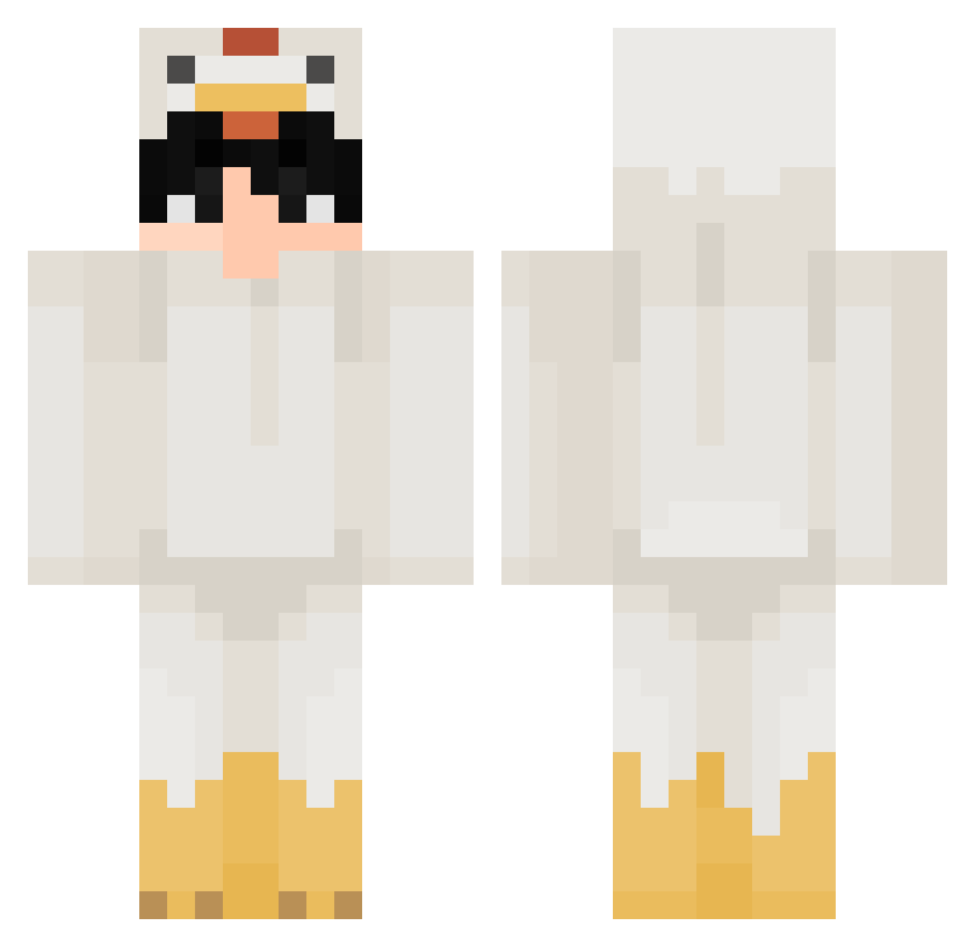 CrimsonVa10r Minecraft skin, front and back view