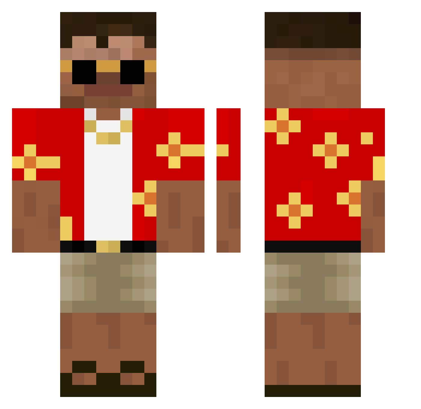 ssll_ Minecraft skin, front and back view
