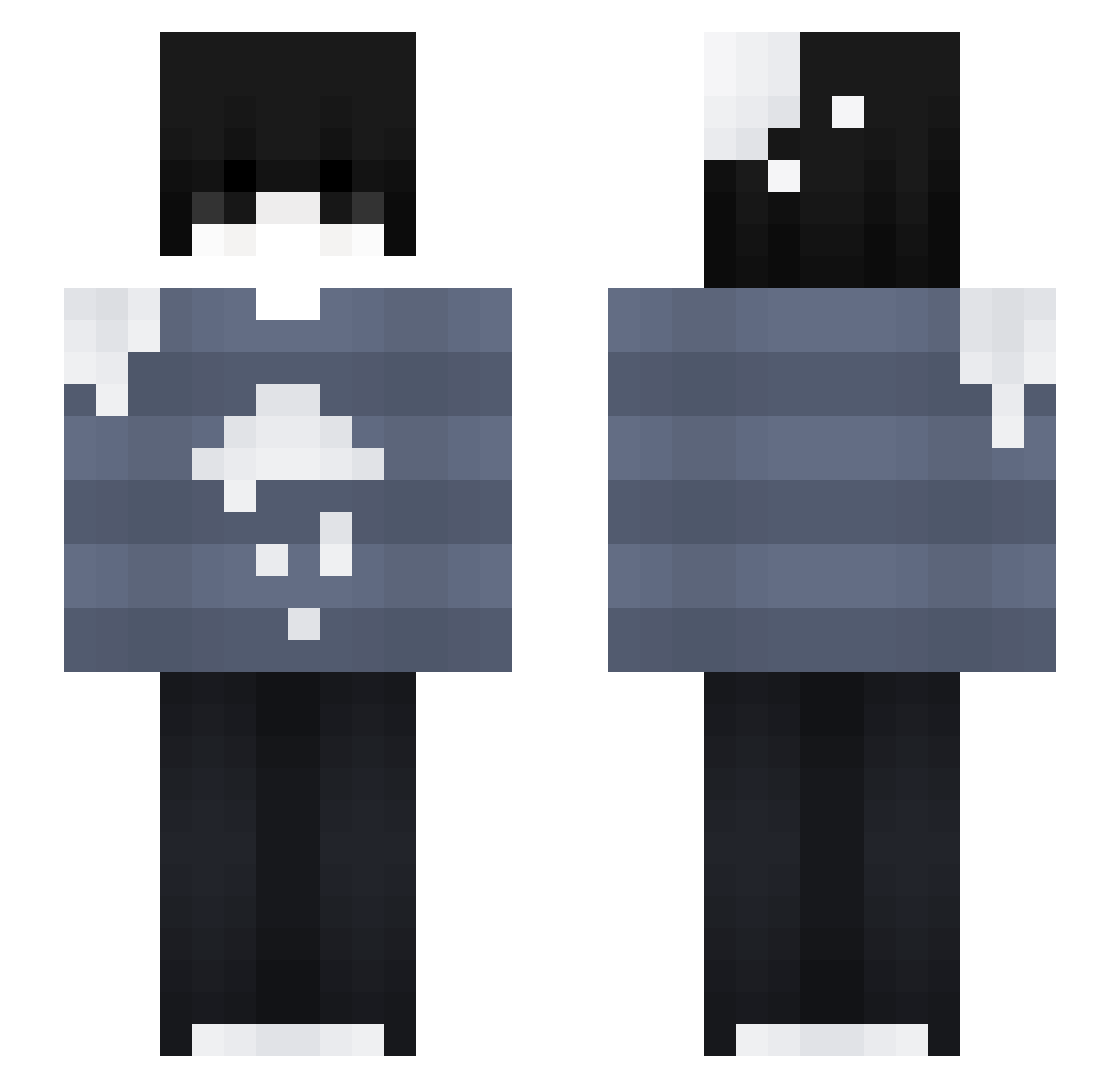 rlasdusgh1234 Minecraft skin, front and back view