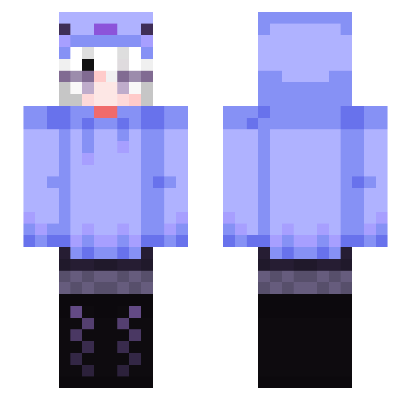 CyCyrus_ Minecraft skin, front and back view