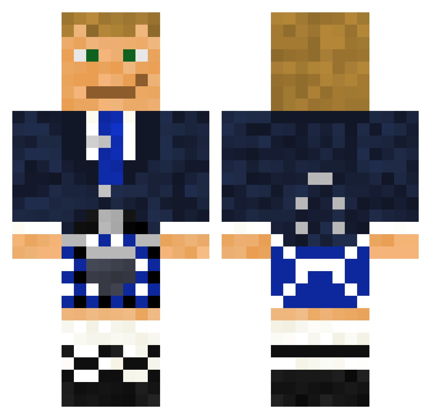 grantm1990 Minecraft skin, front and back view