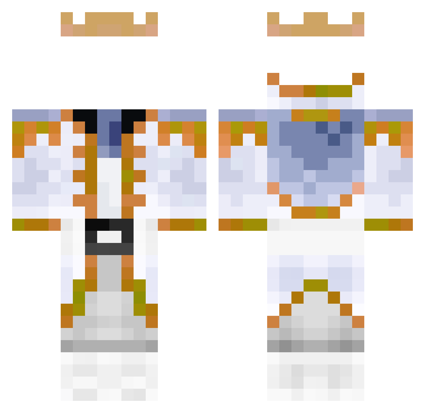 grim_sendaris Minecraft skin, front and back view
