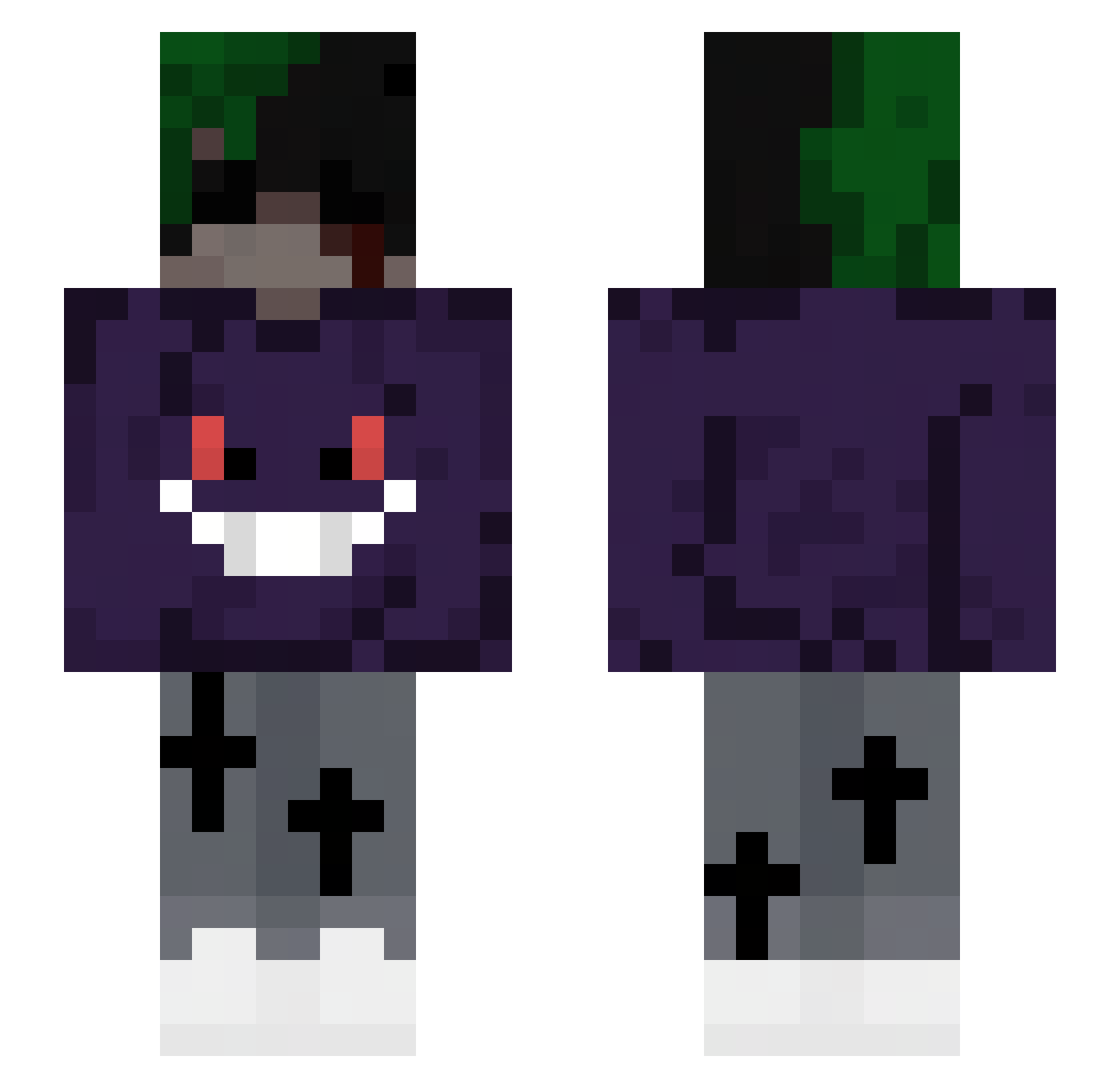 barwek_px Minecraft skin, front and back view