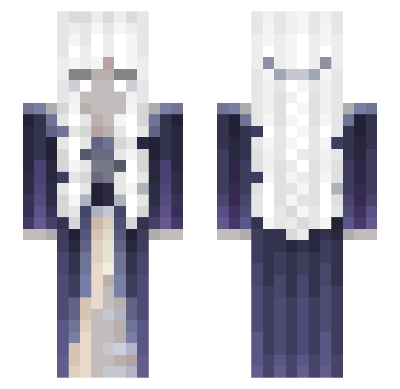 LokiZilla33 Minecraft skin, front and back view