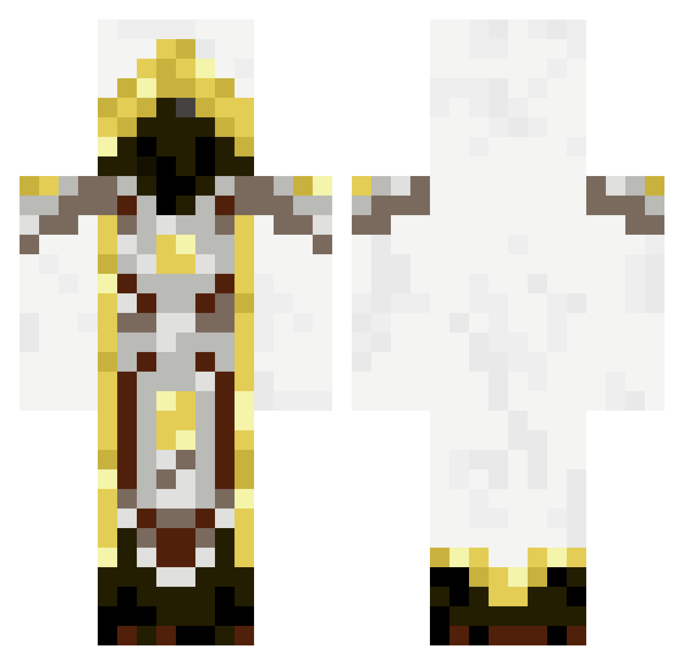 GGDANIEL2134 Minecraft skin, front and back view