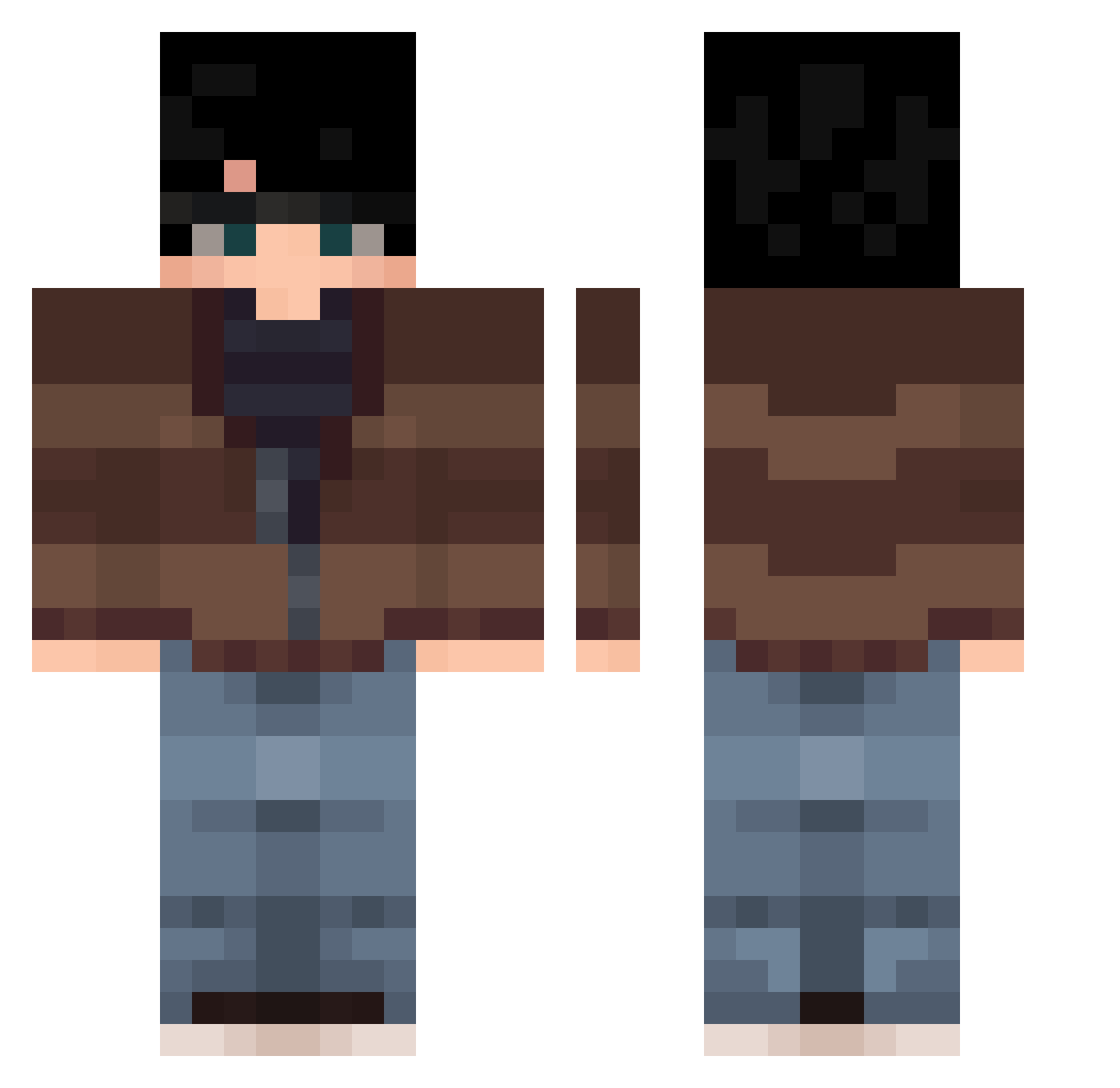 marcxzpr Minecraft skin, front and back view