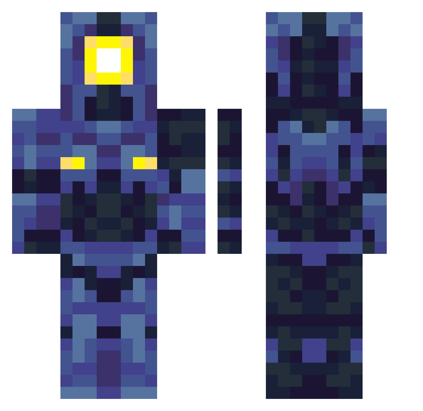THEBIGCHEESE9000 Minecraft skin, front and back view